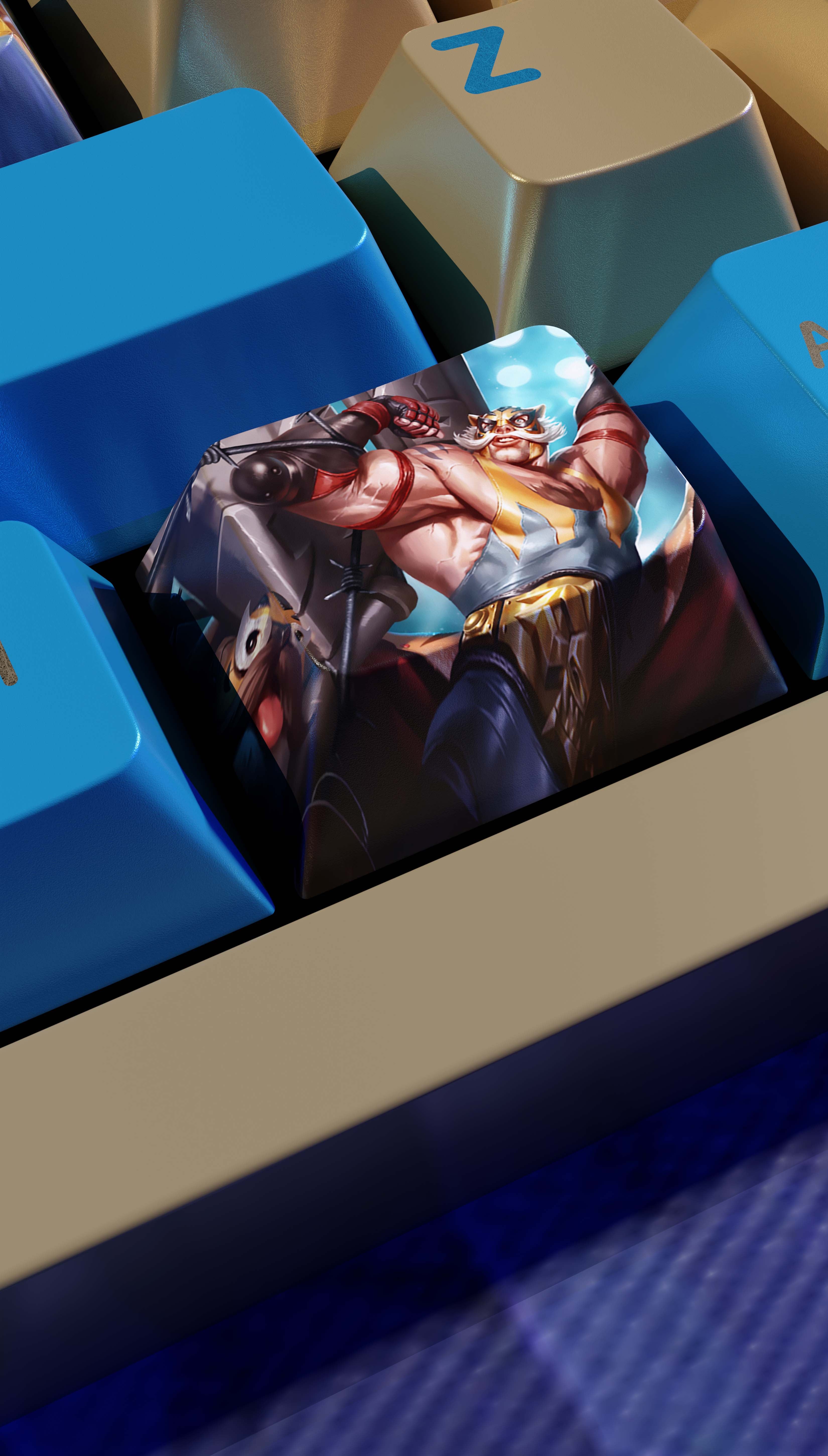 SPECIAL EDITION LEAGUE OF LEGENDS BRAUM KEYCAPS