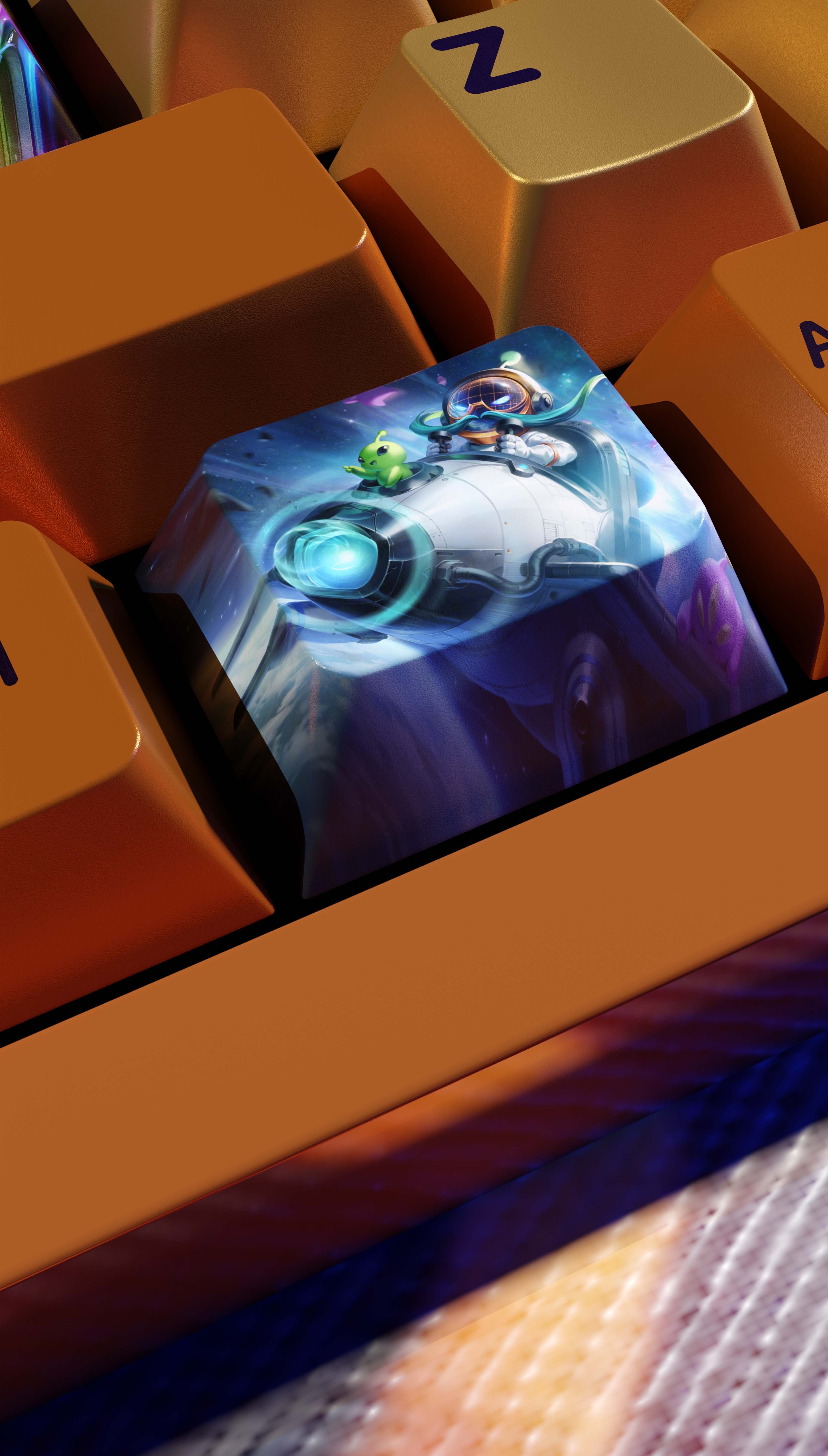 SPECIAL EDITION LEAGUE OF LEGENDS CORKI KEYCAPS