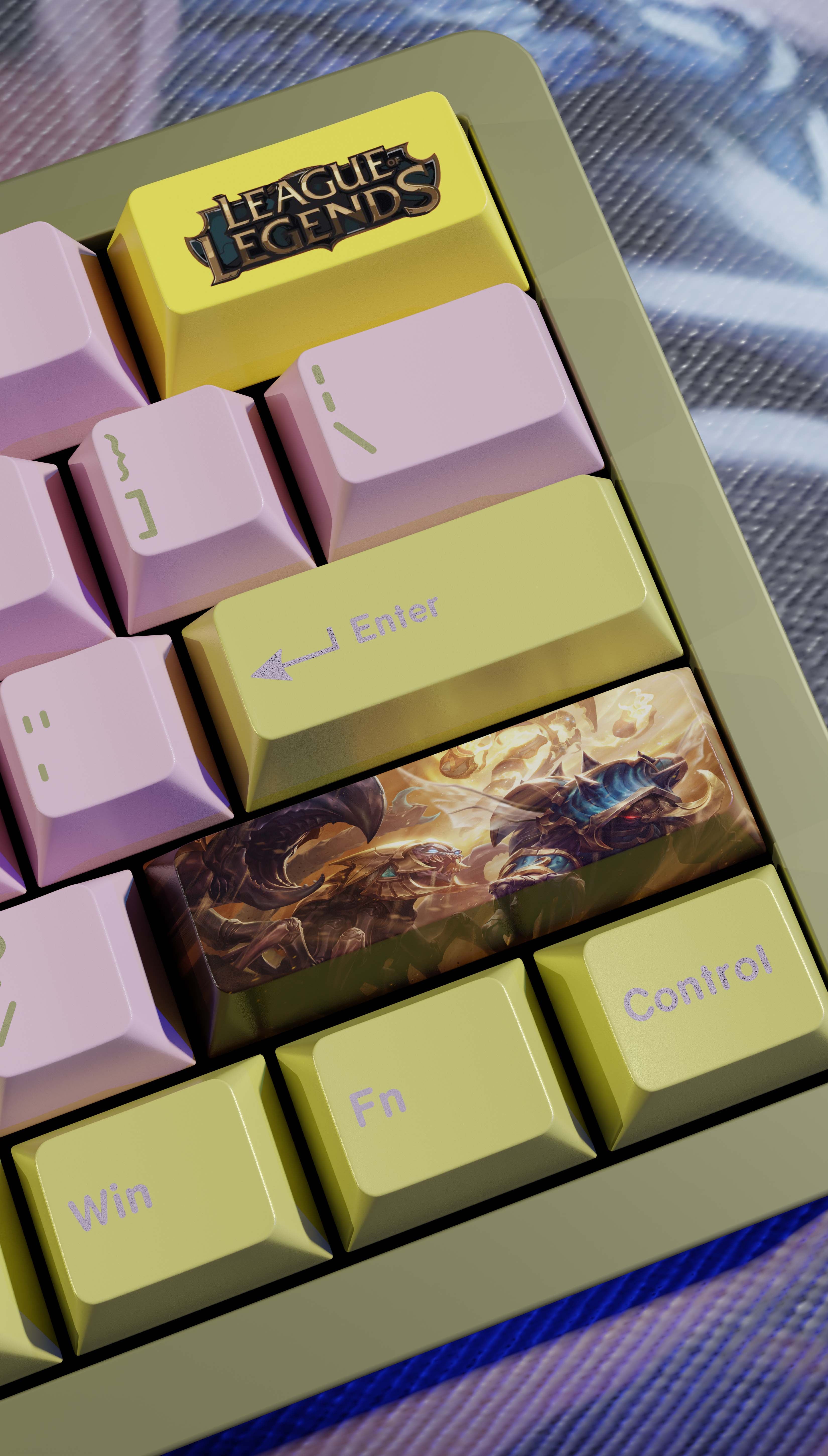 special edition League of Legends rammus Keycaps