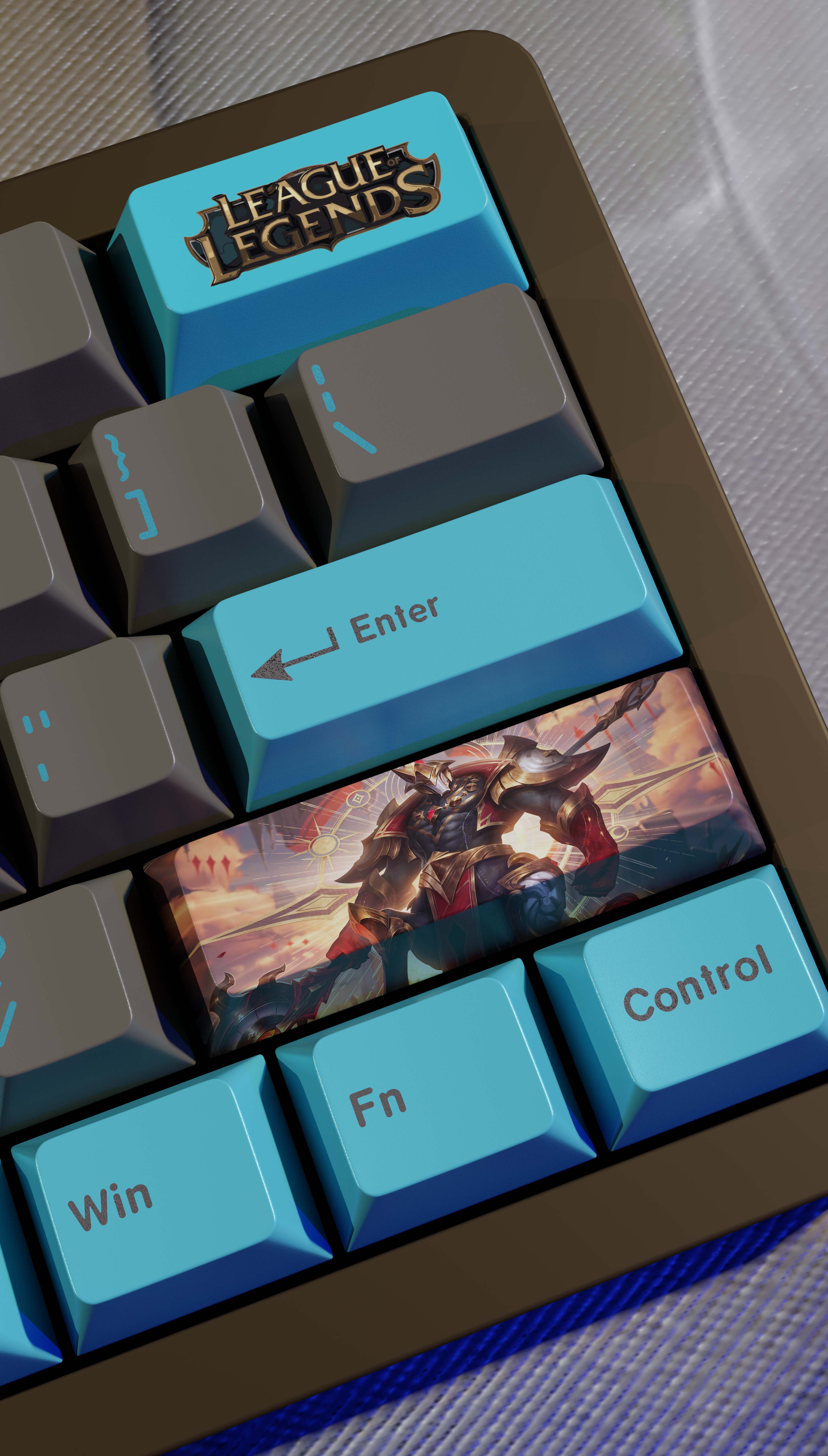 special edition League of Legends hecarim keycaps