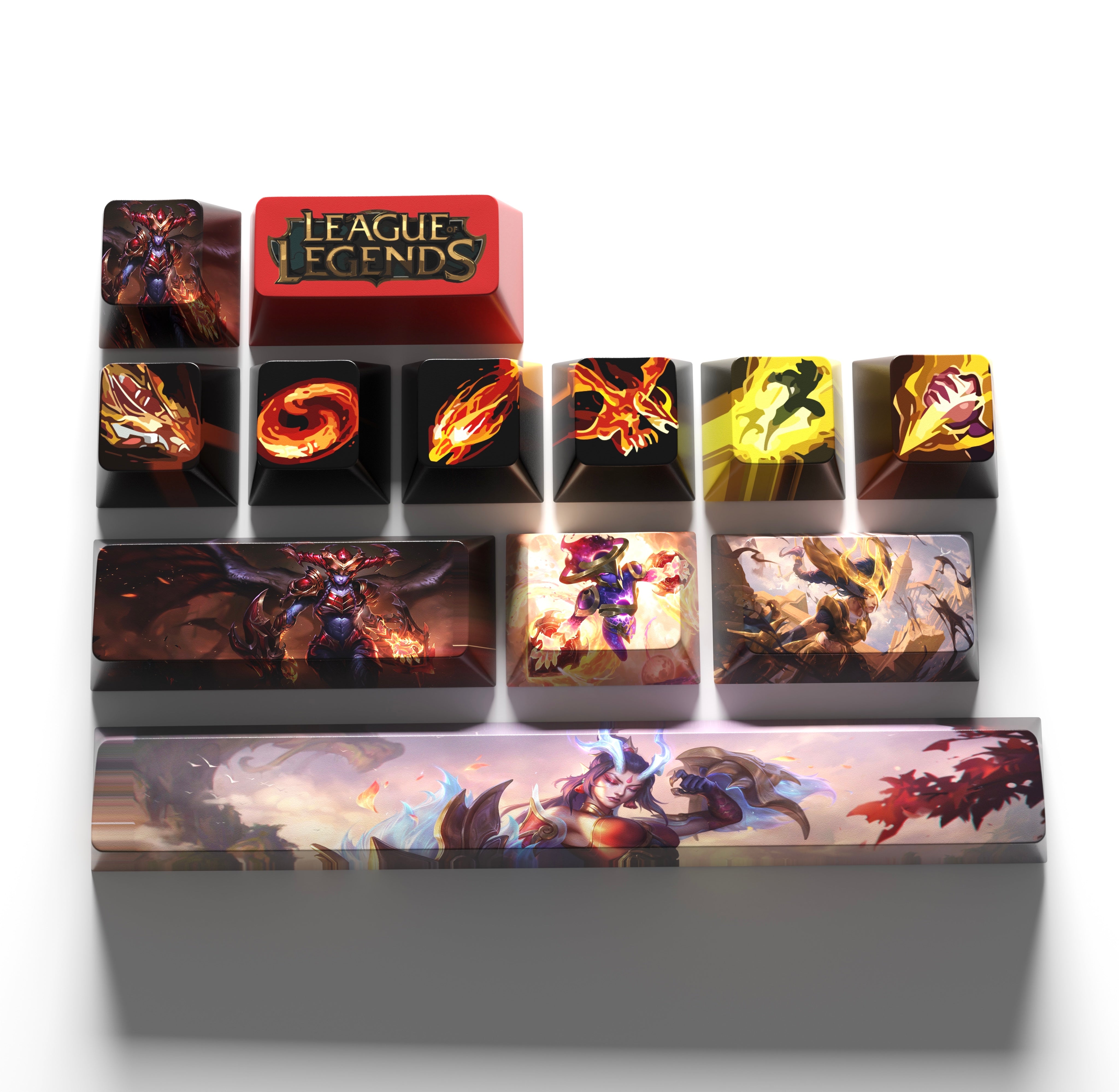 SPECIAL EDITION LEAGUE OF LEGENDS SHYVANA KEYCAPS