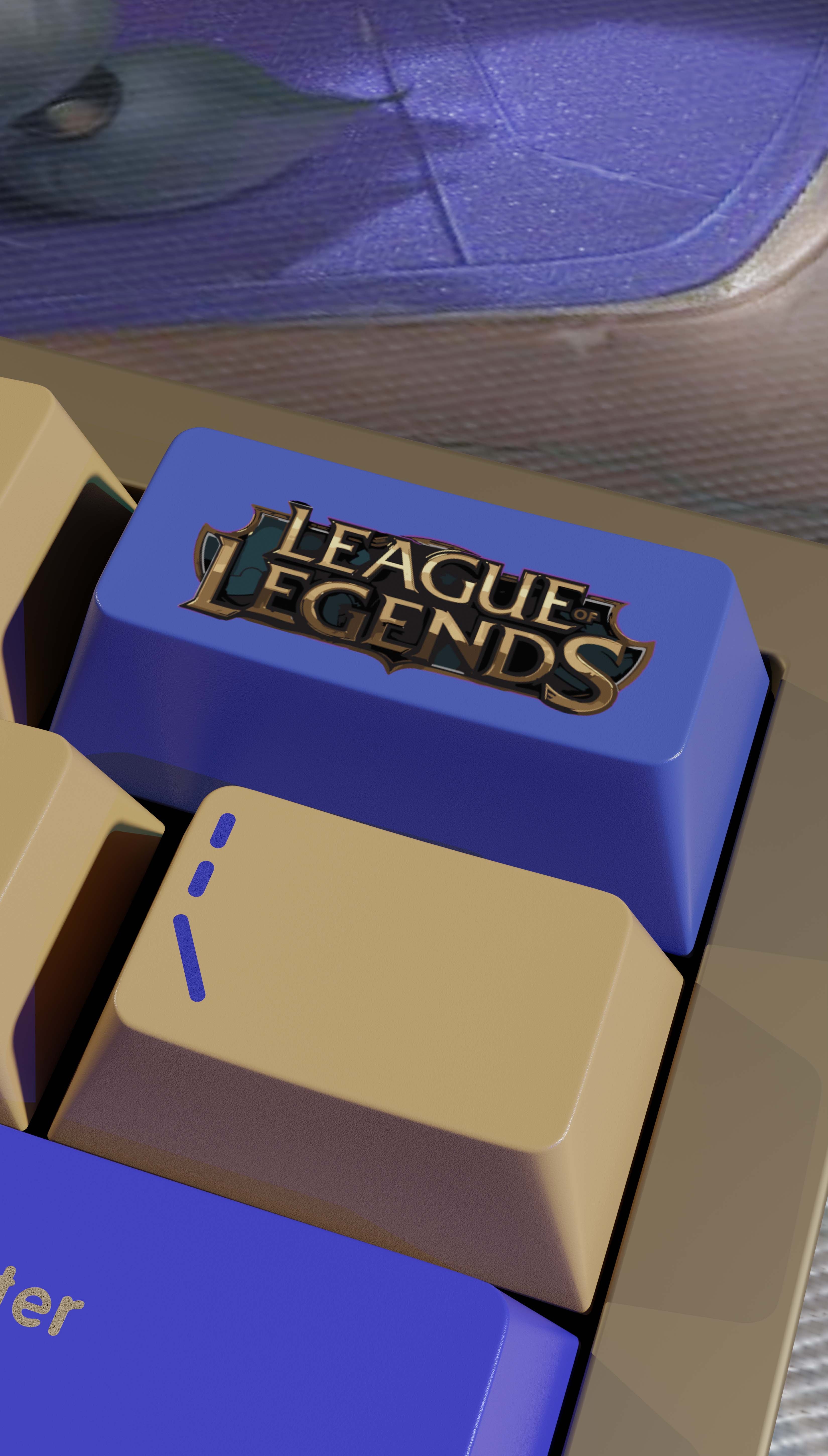 special edition League of Legends rangar keycaps