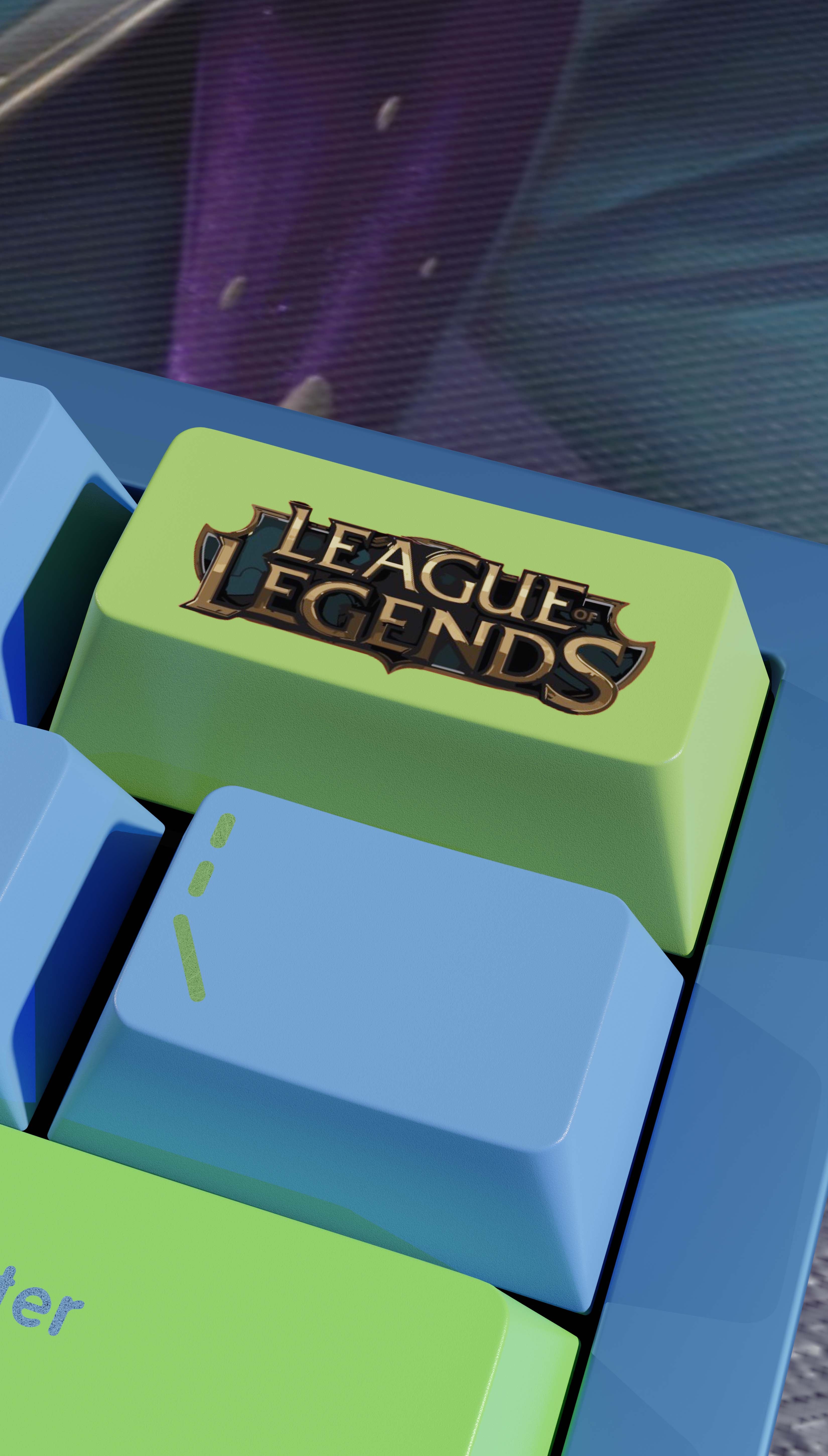 special edition League of Legends warwick keycaps