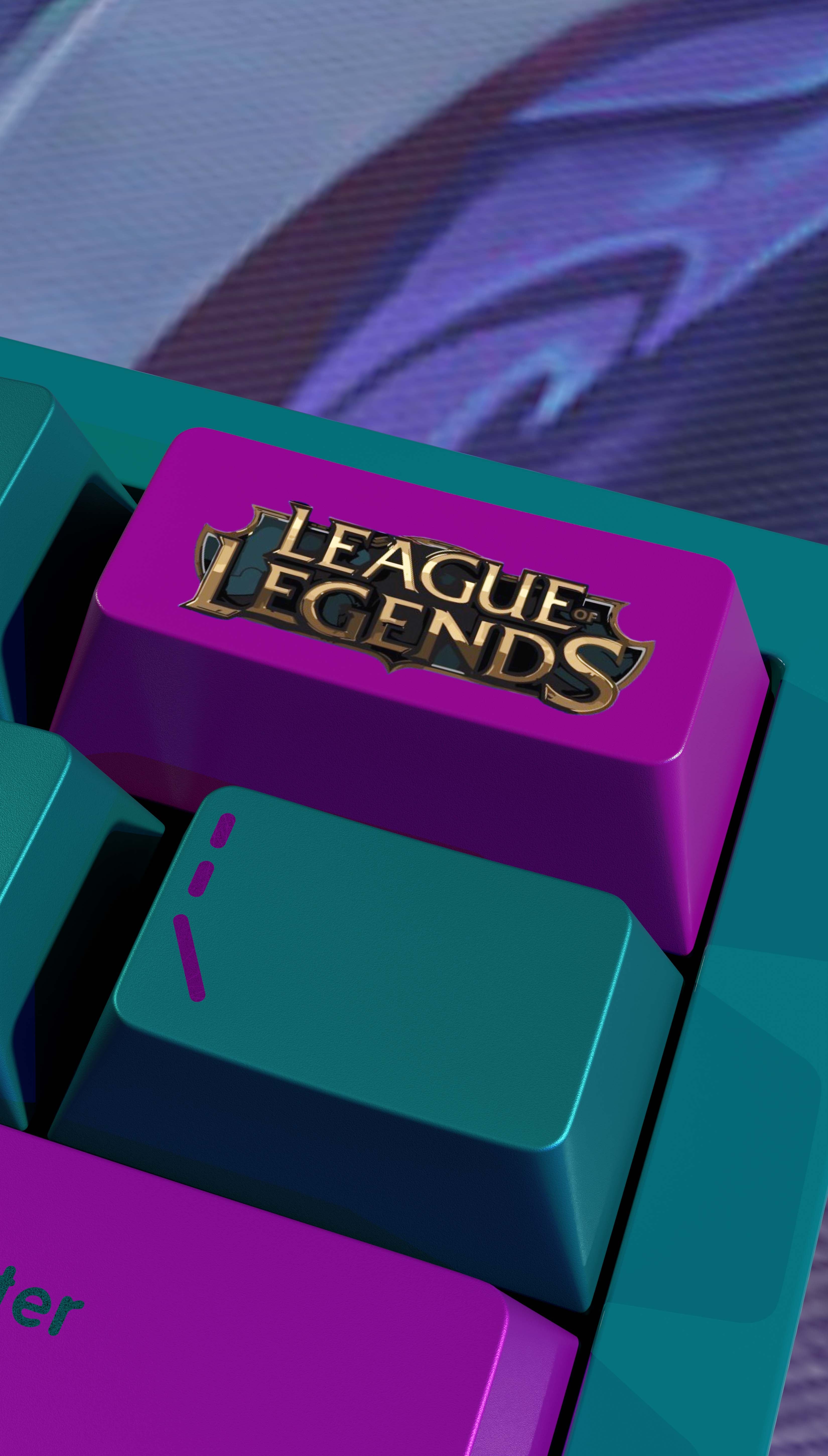 SPECIAL EDITION LEAGUE OF LEGENDS  BEL-VETH KEYCAPS