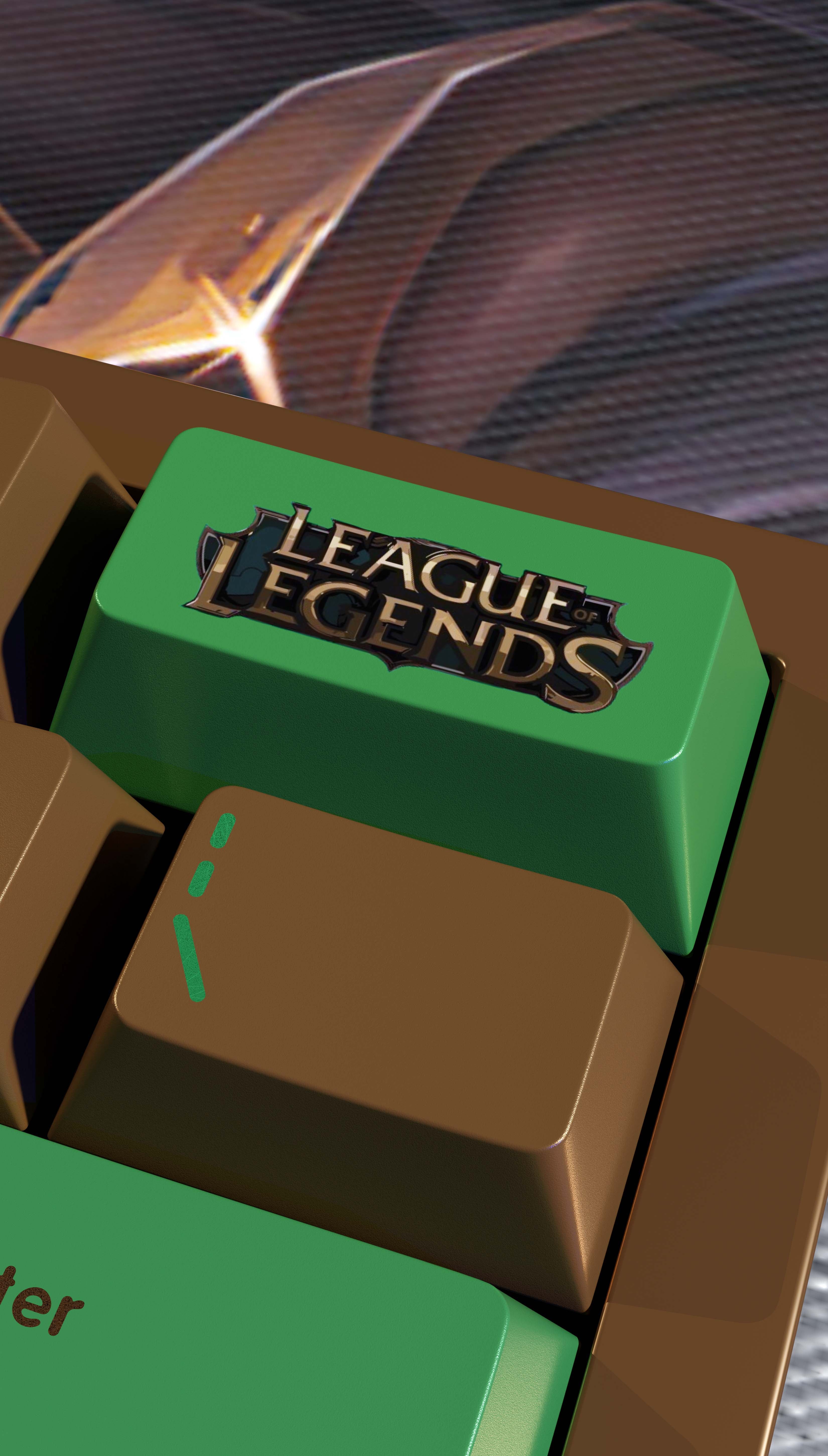 SPECIAL EDITION LEAGUE OF LEGENDS SIVIR KEYCAPS