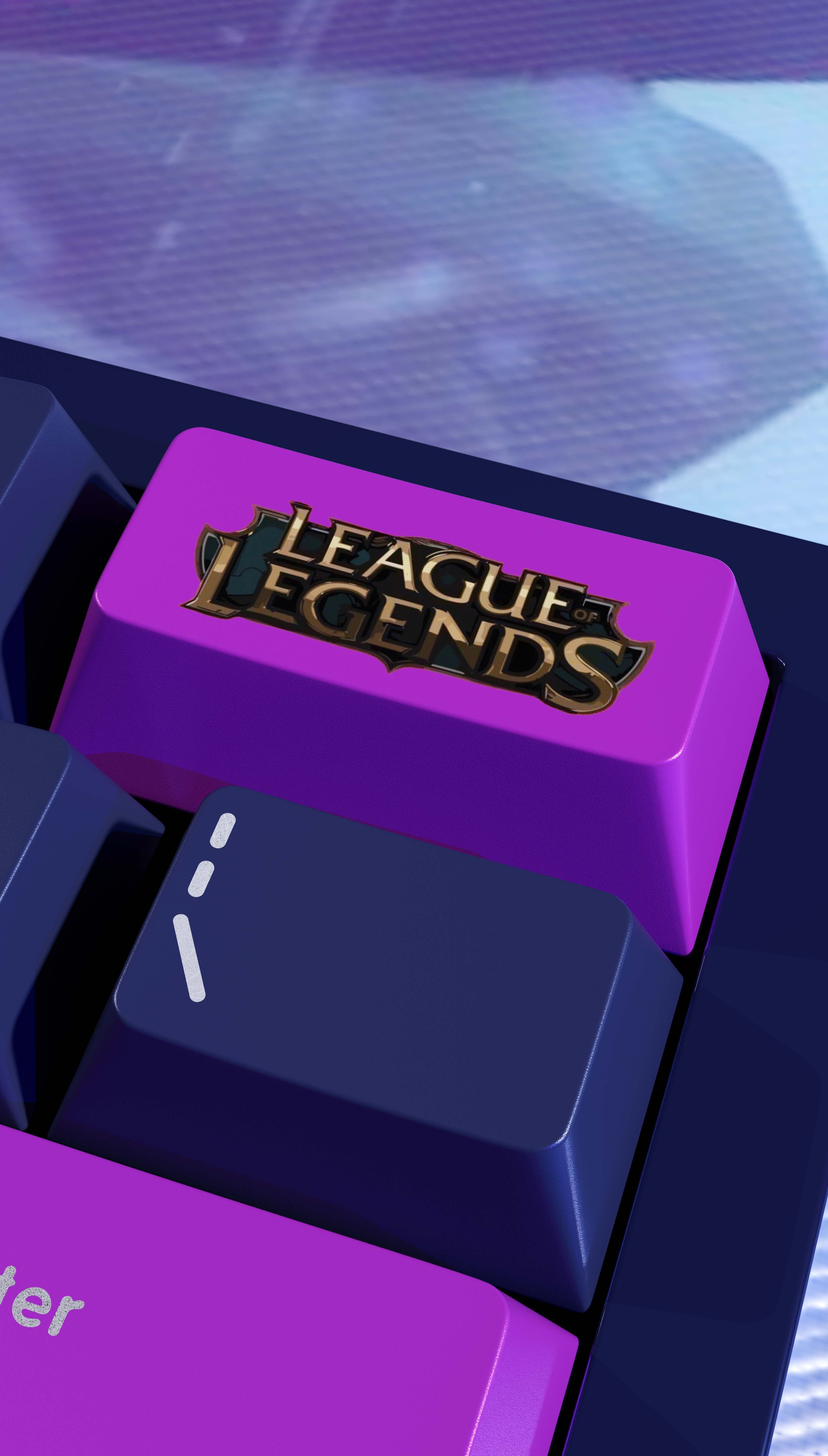 SPECIAL EDITION LEAGUE OF LEGENDS VEL-KOZ KEYCAPS