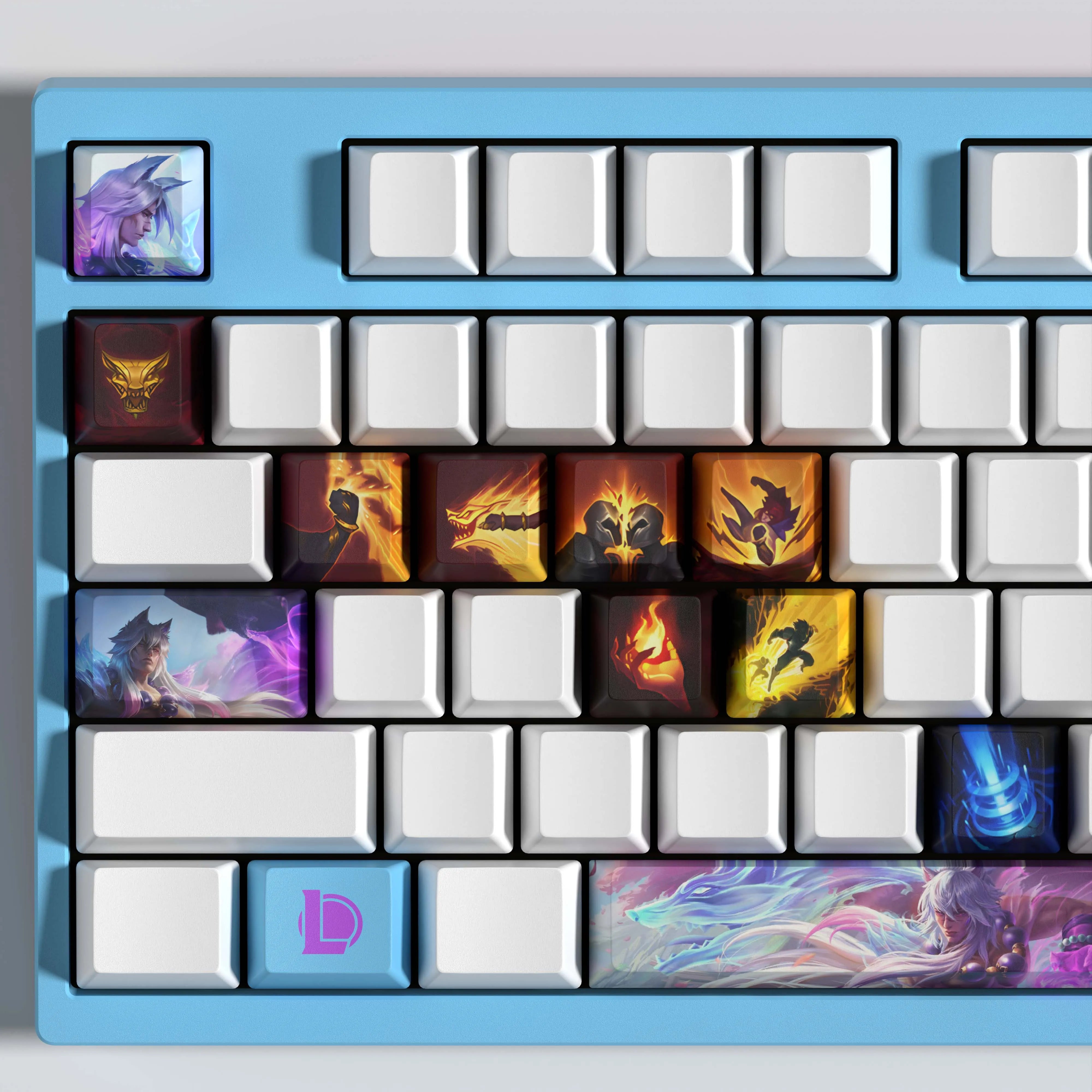 NEW SPECIAL EDITION LEAGUE OF LEGENDS SETT KEYCAPS – 14 KAY