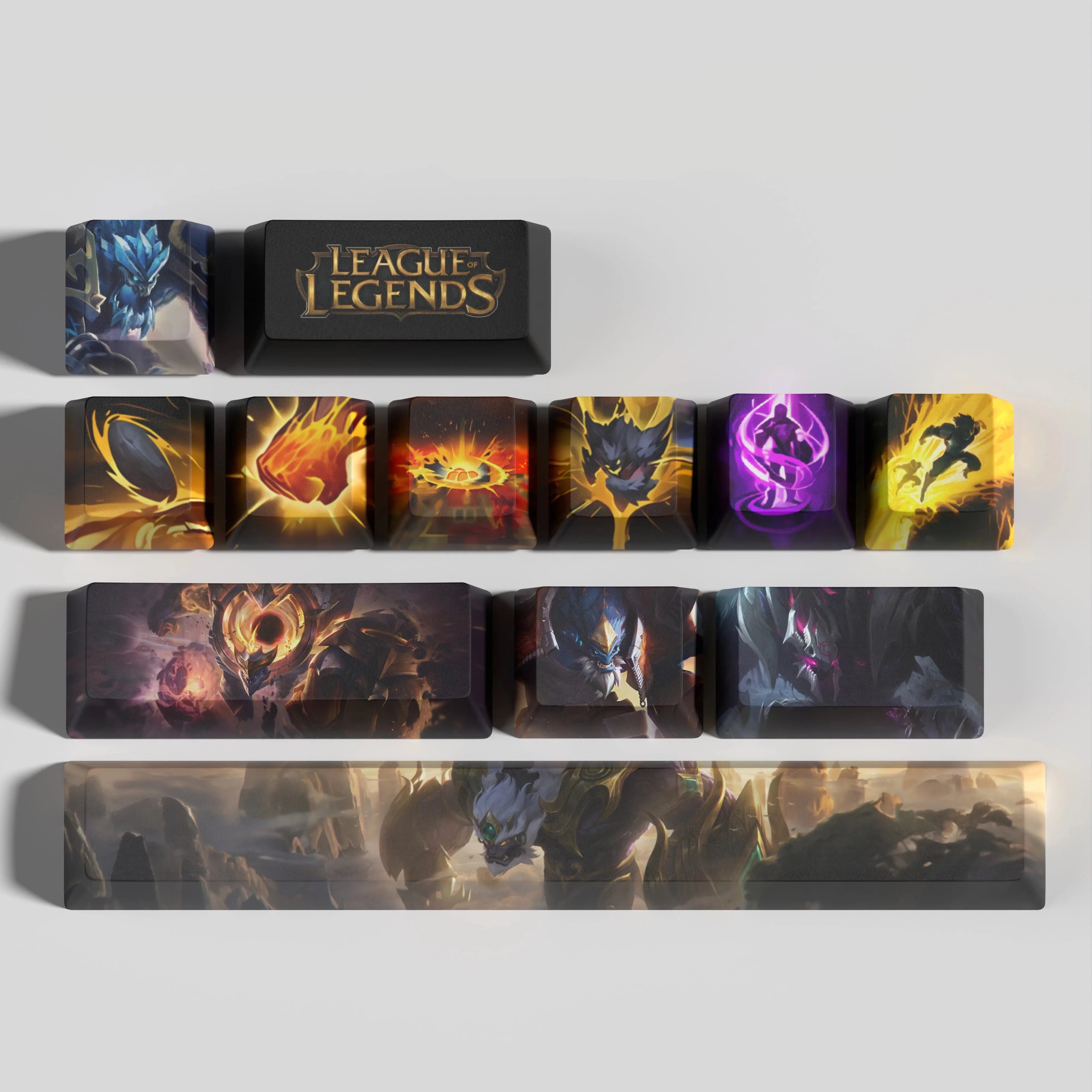 special edition  League of Legends Malphite keycaps