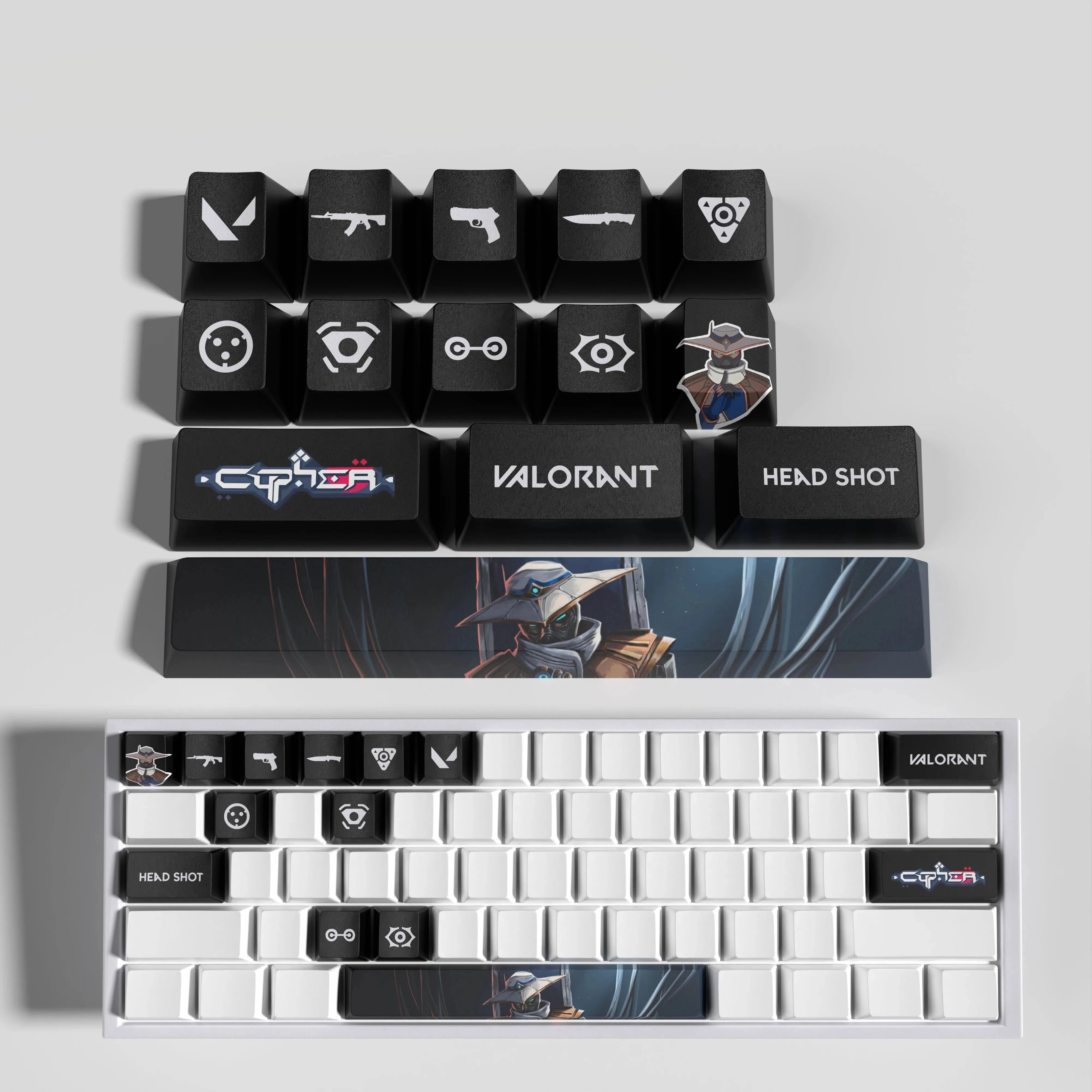 New Valorant design cypher keycaps 14keys