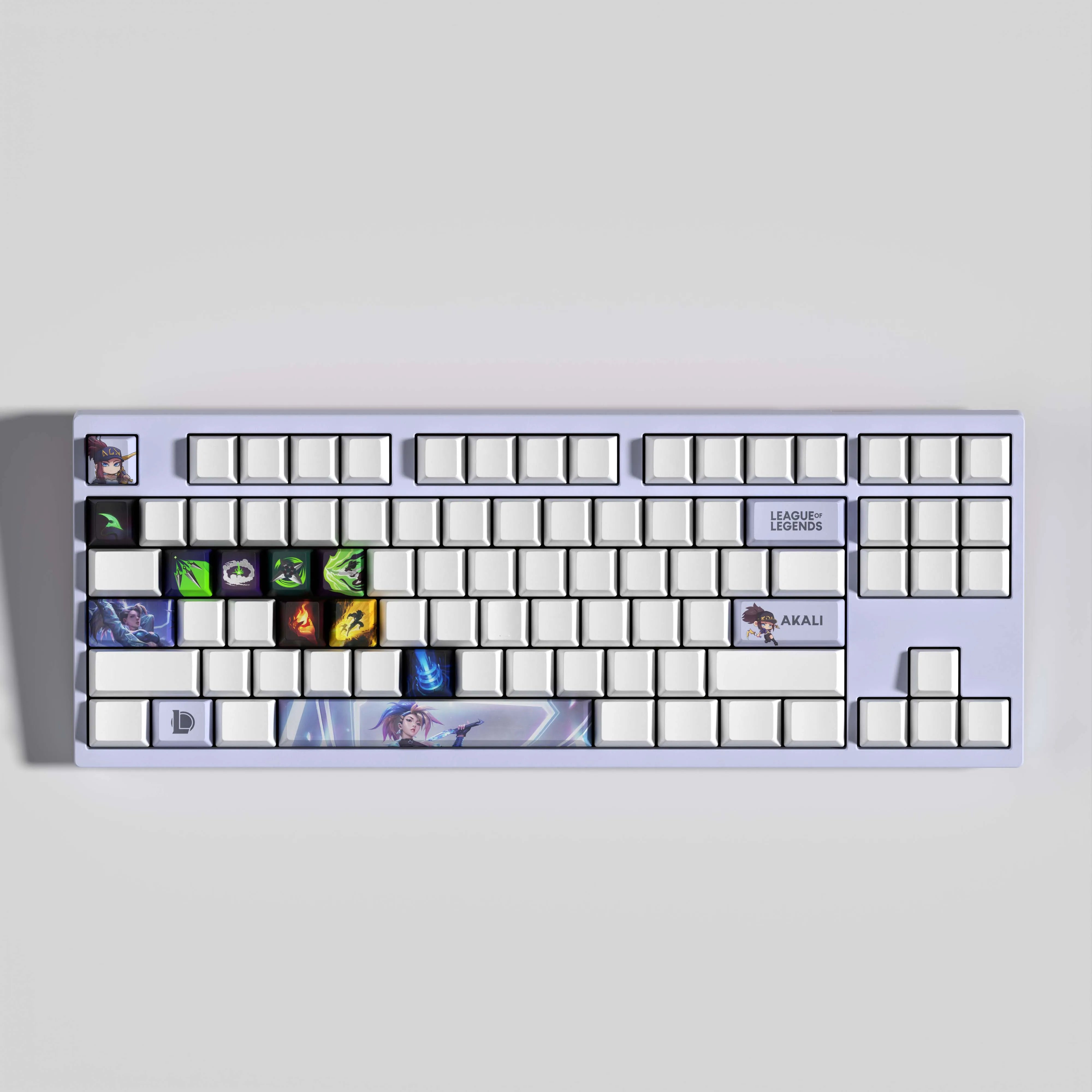 NEW KDA EDITION LEAGUE OF LEGENDS AKALI KEYCAPS – 14 KAY