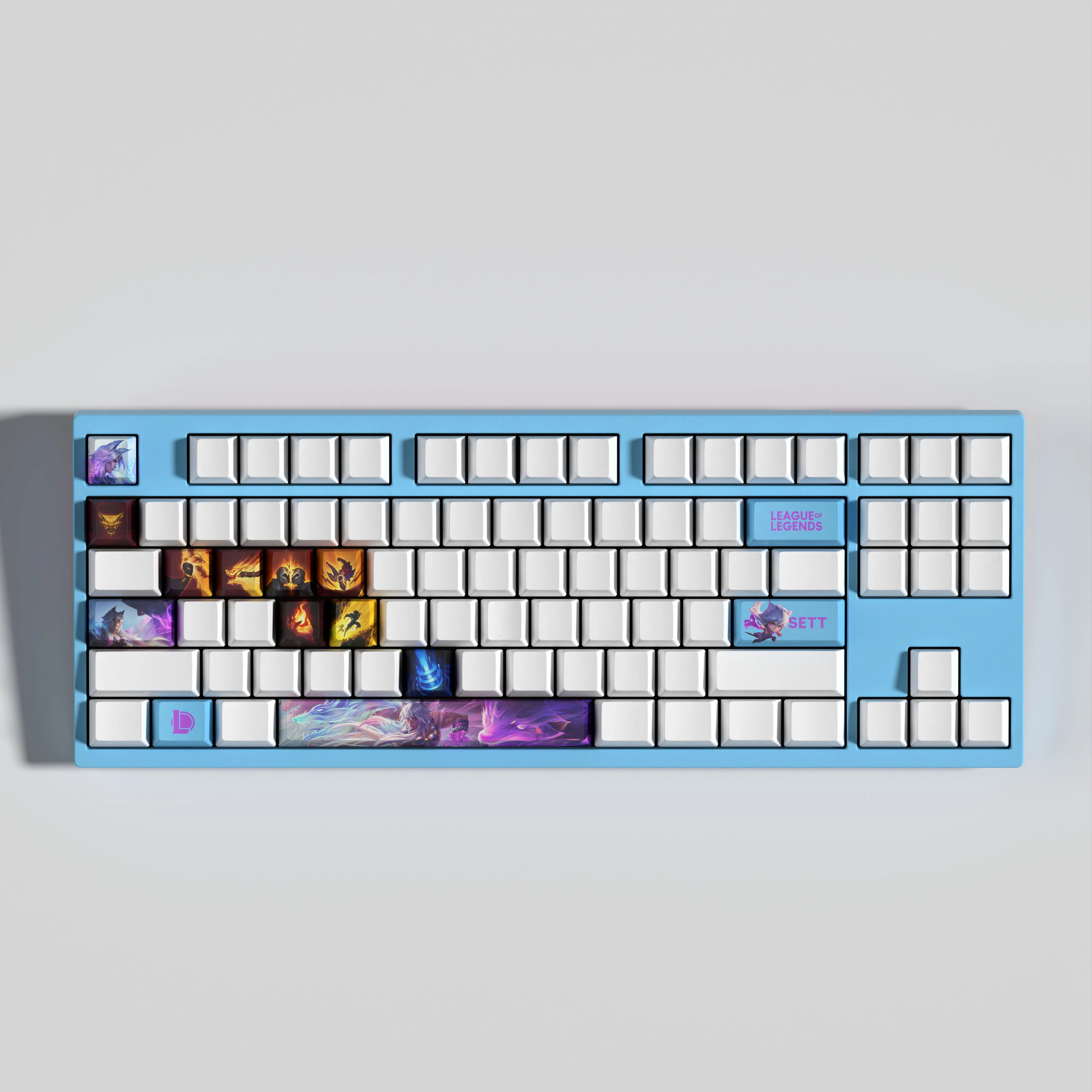 NEW SPECIAL EDITION LEAGUE OF LEGENDS SETT KEYCAPS – 14 KAY