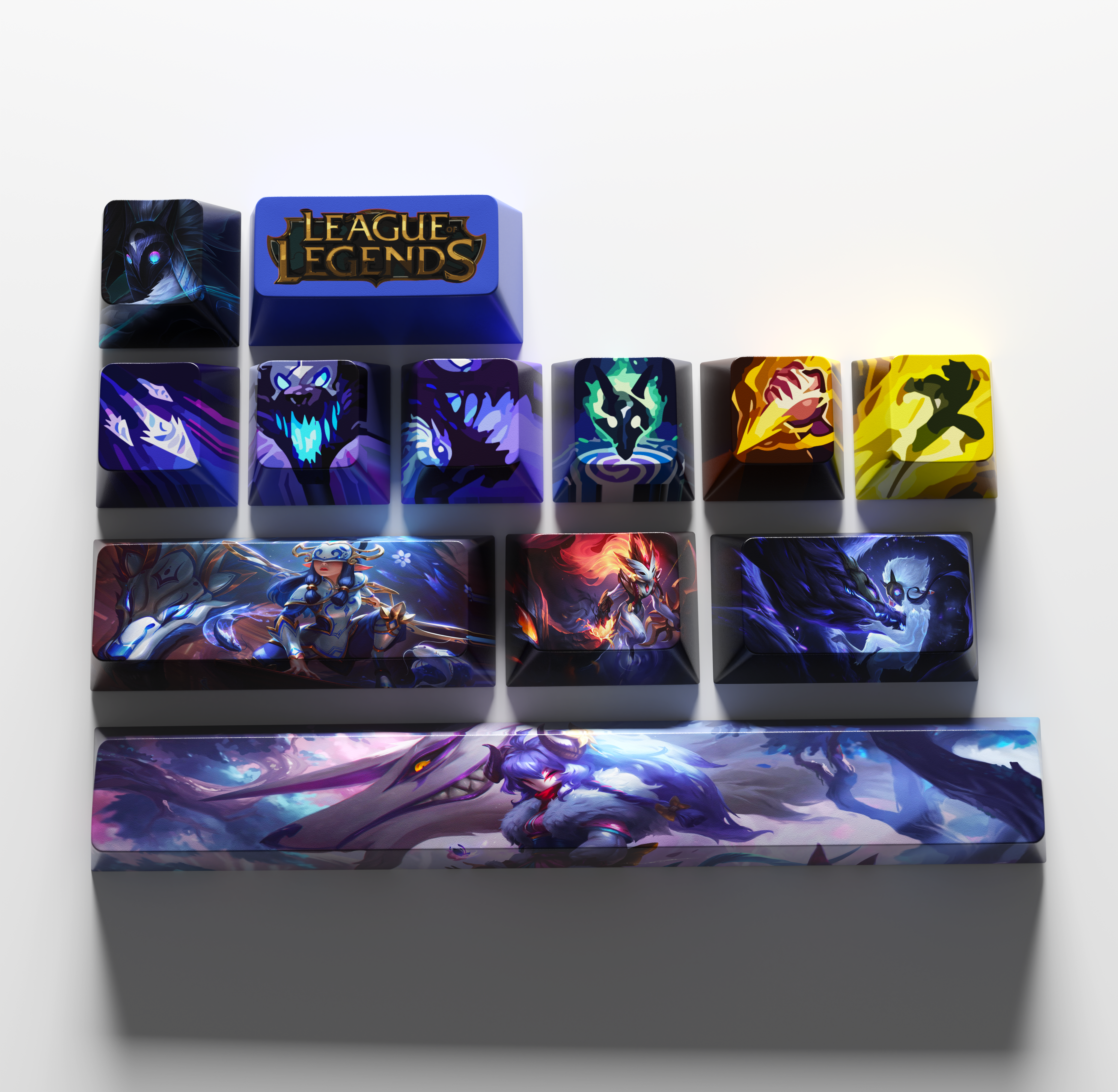 special edition League of Legends kindred keycaps