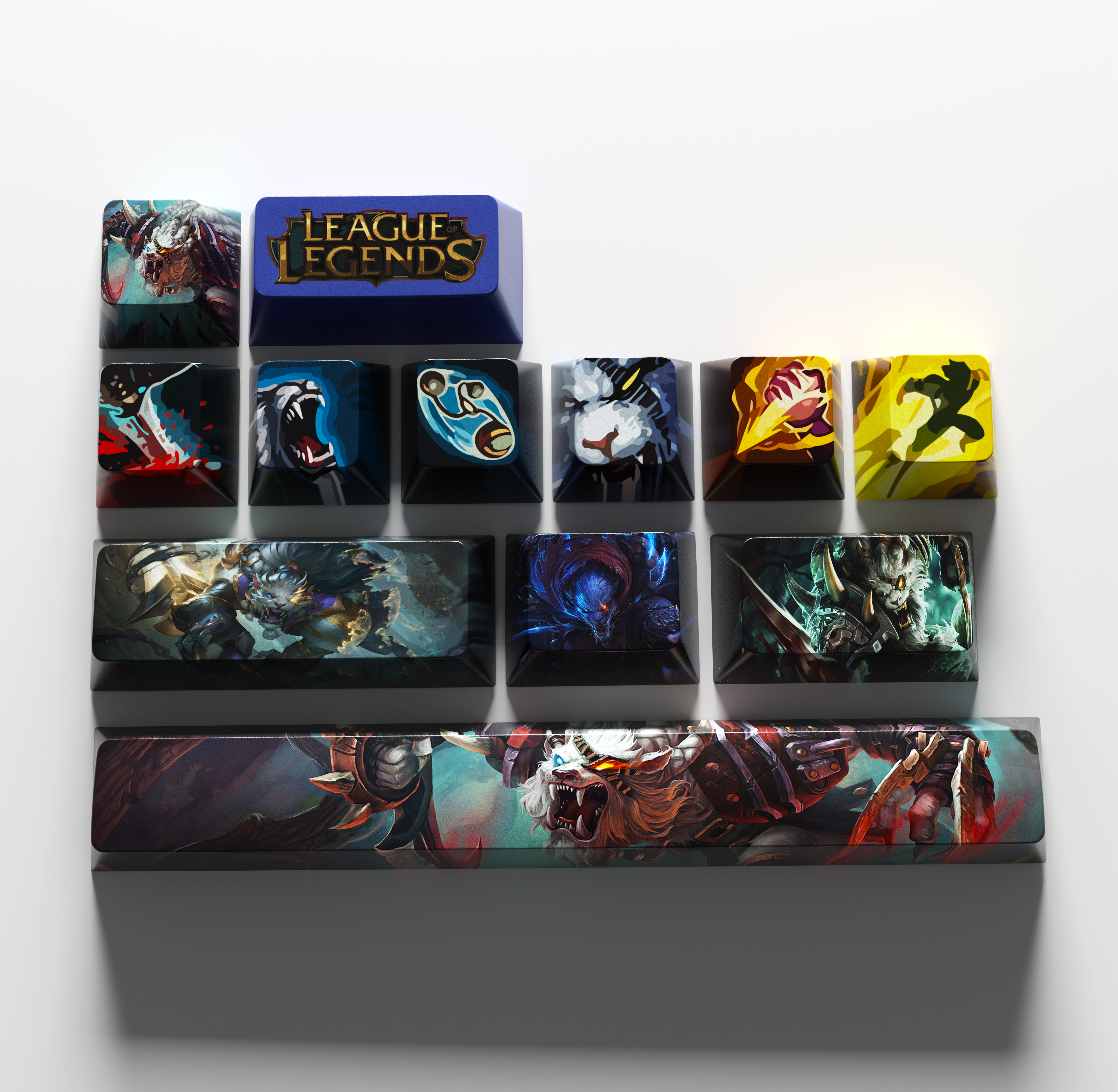 special edition League of Legends rangar keycaps