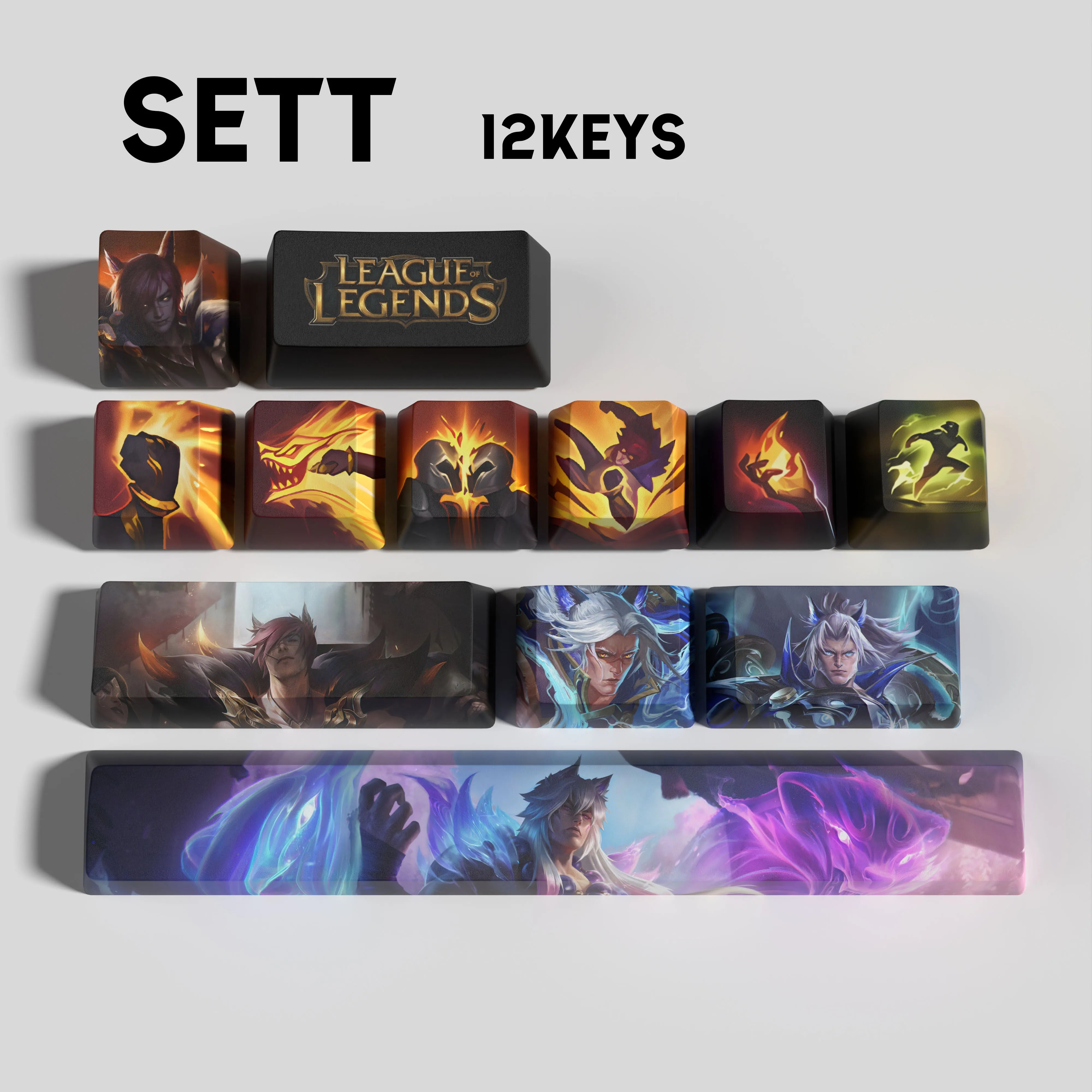 special edition  League of Legends sett keycaps