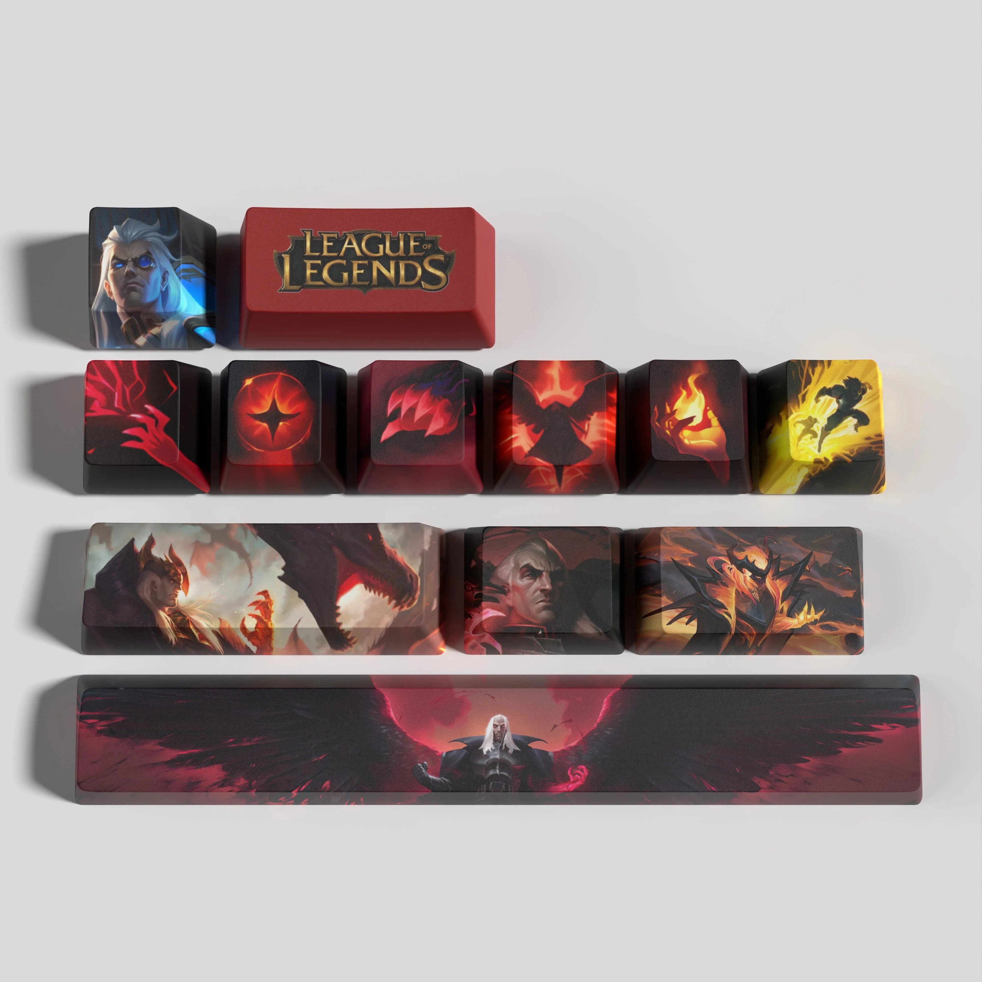 SPECIAL EDITION LEAGUE OF LEGENDS SWAIN KEYCAPS