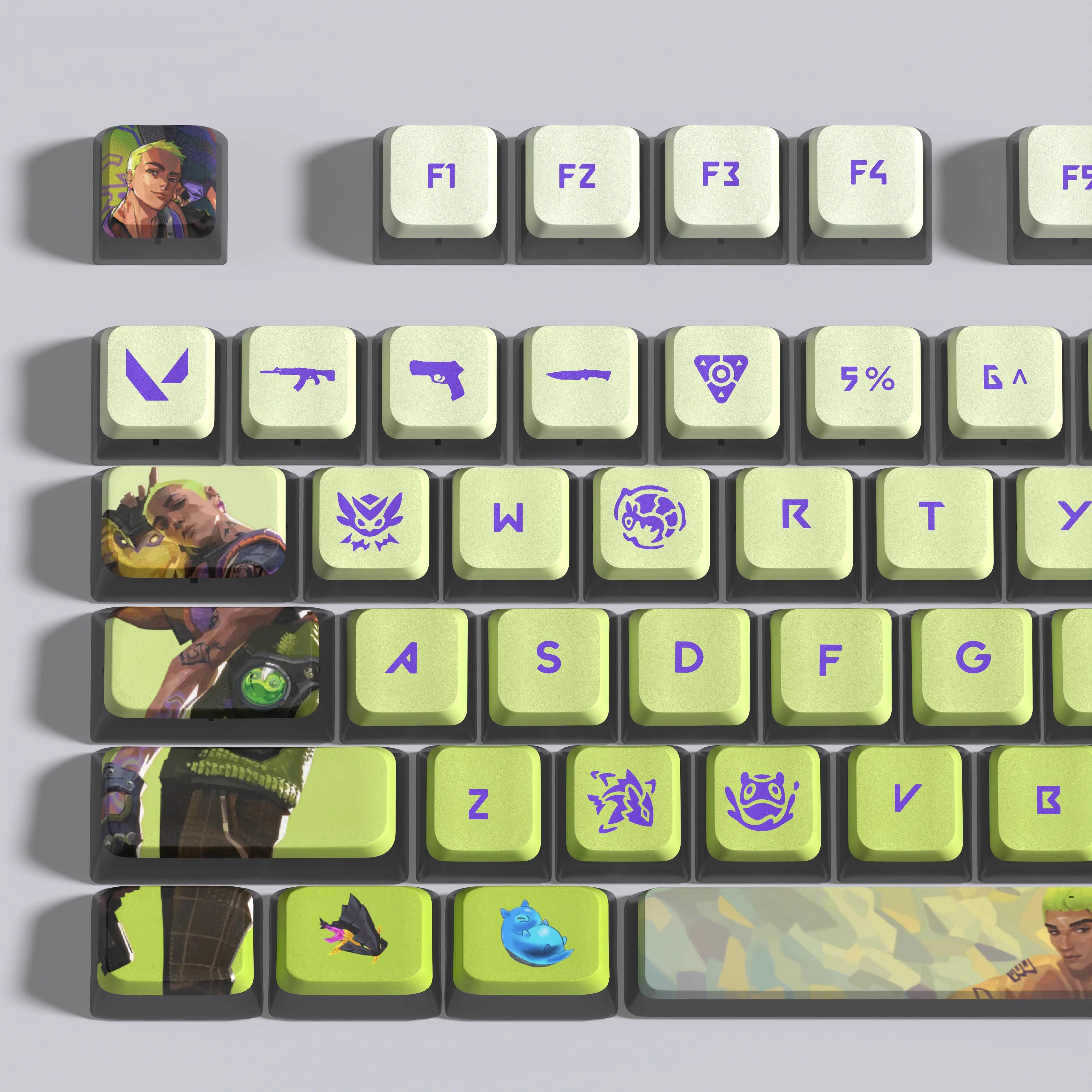 VALORANT Gekko keycaps full set 119 keys ASA Profile