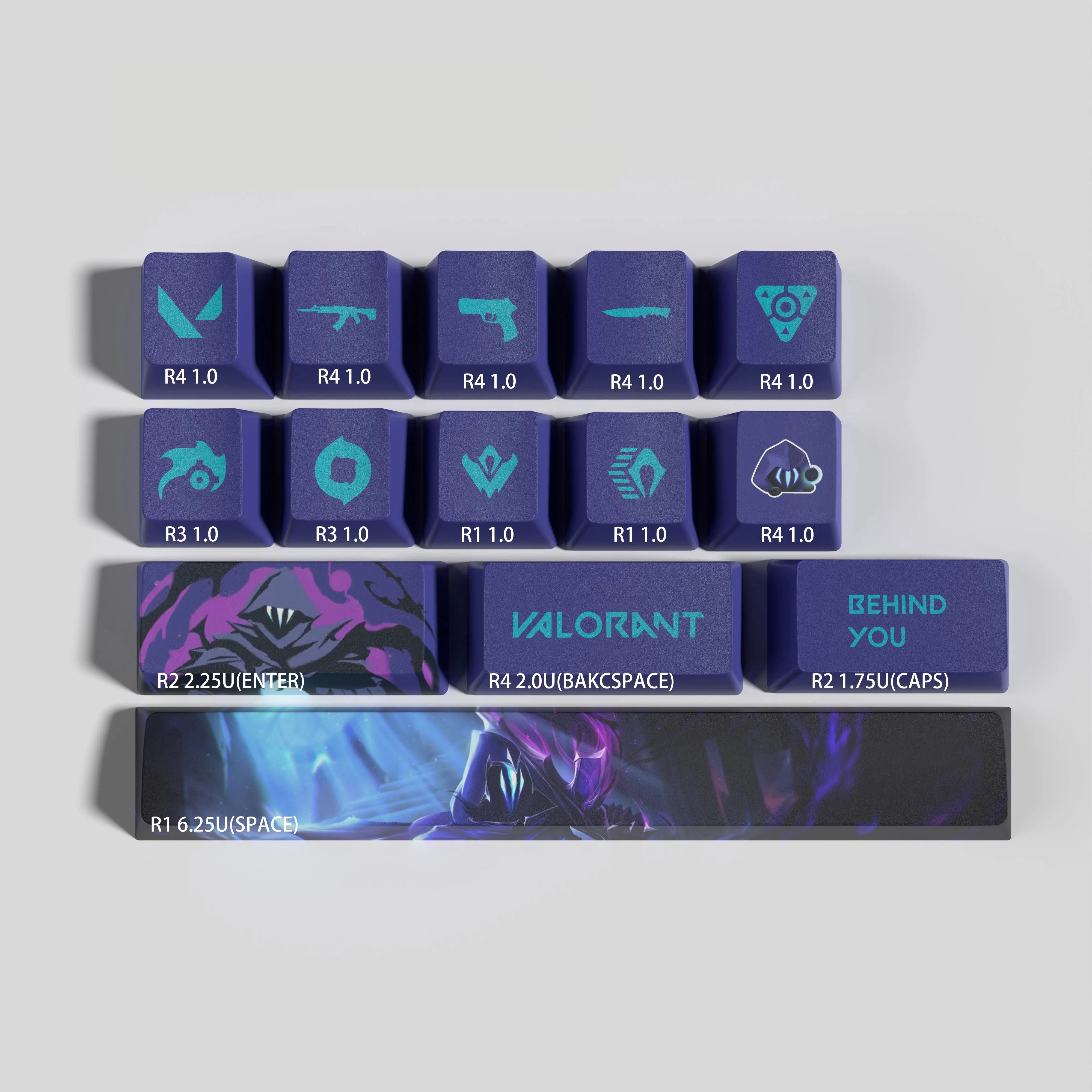 New Valorant design OMEN keycaps 14keys