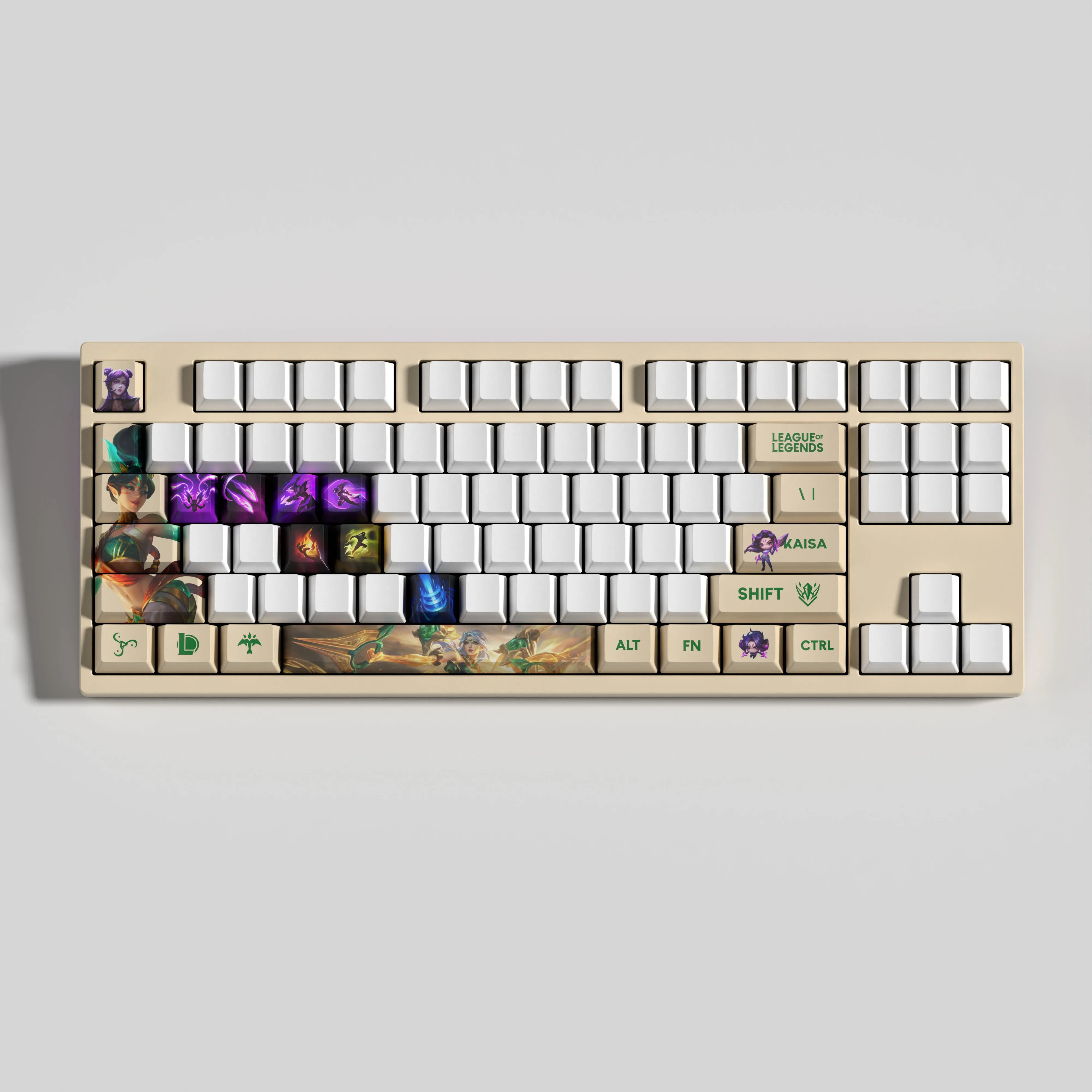 Special Edition League of Legends KAISA Keycaps – 30 Custom Keys