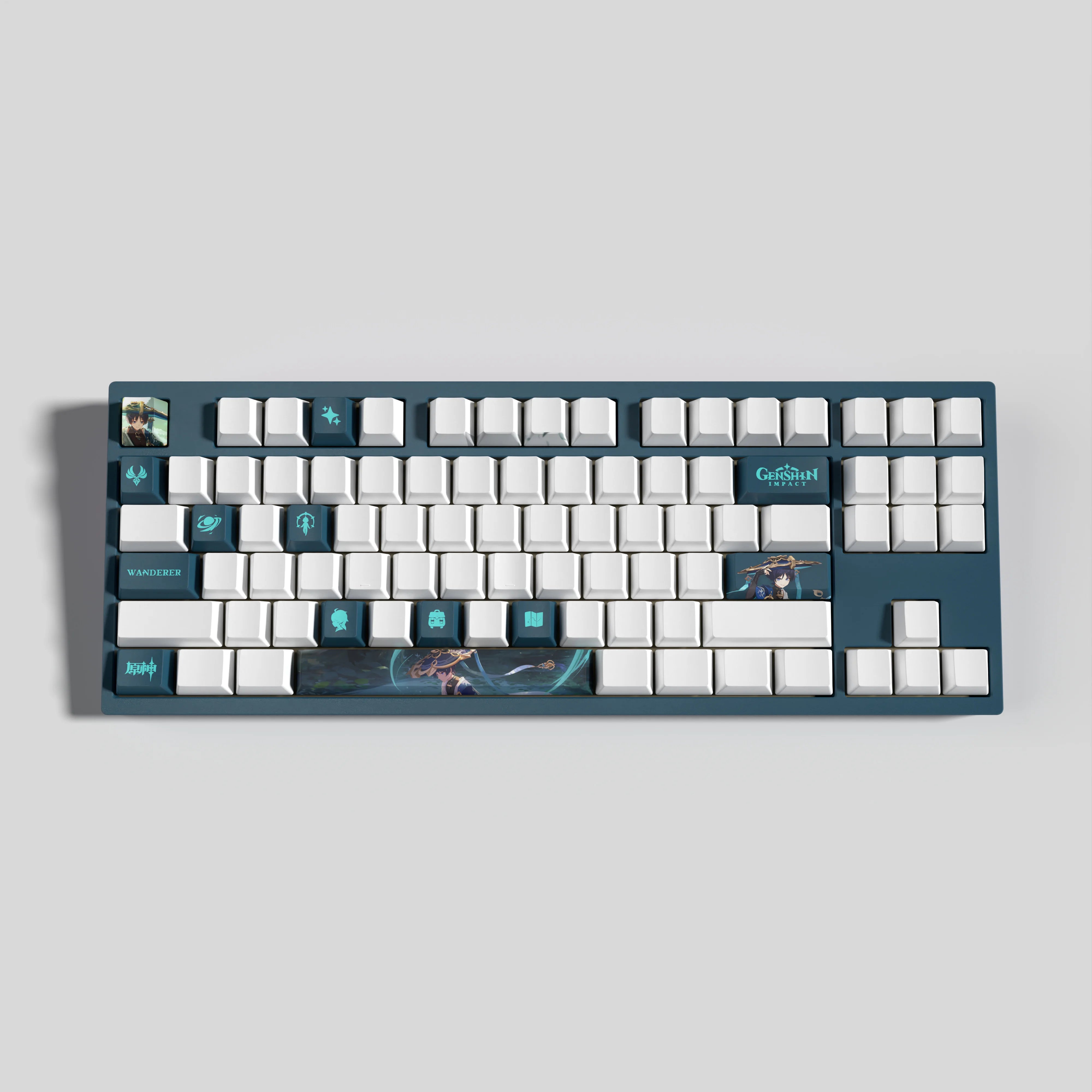 New design Genshin impact Wanderer keycaps