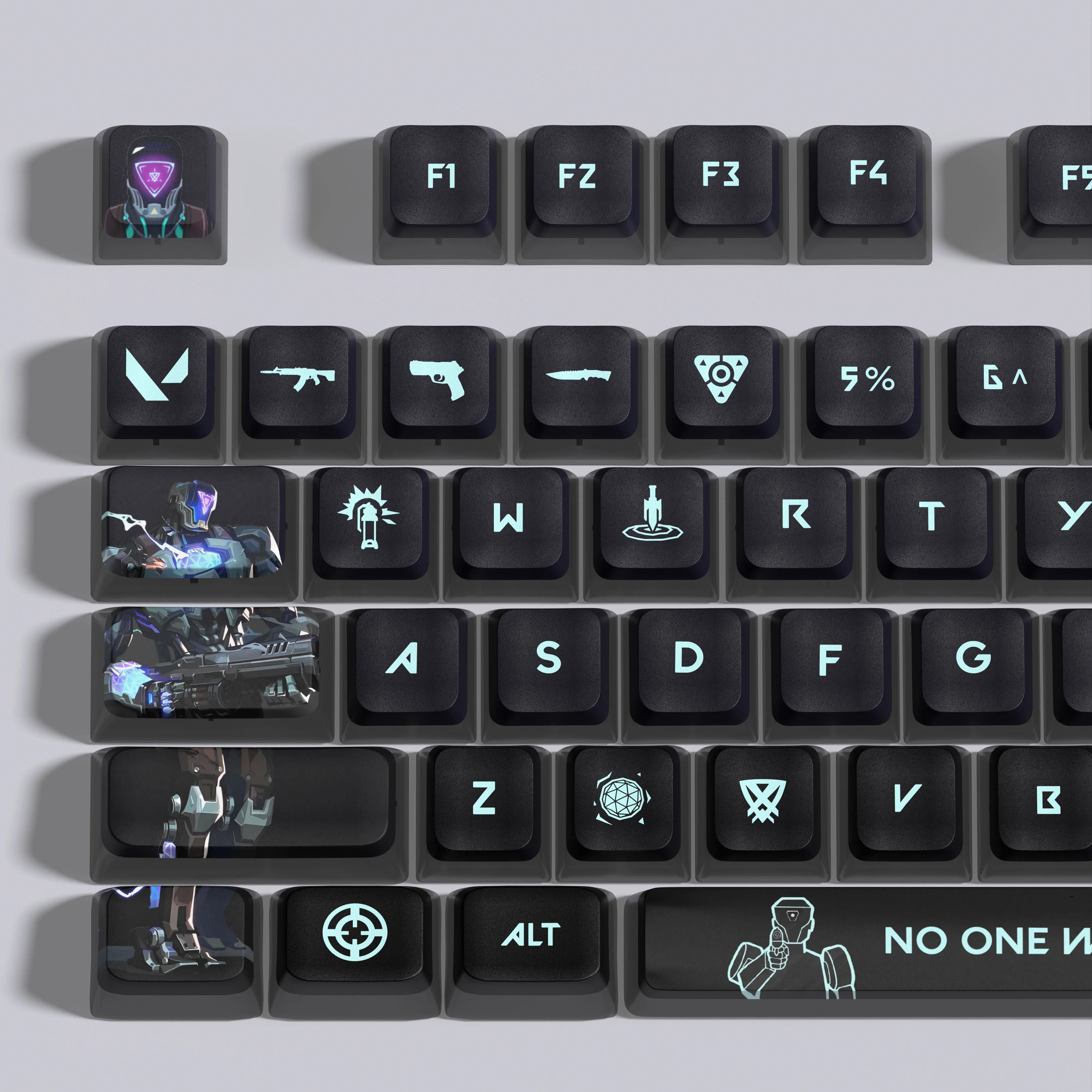 VALORANT KAYO keycaps full set 119 keys ASA Profile