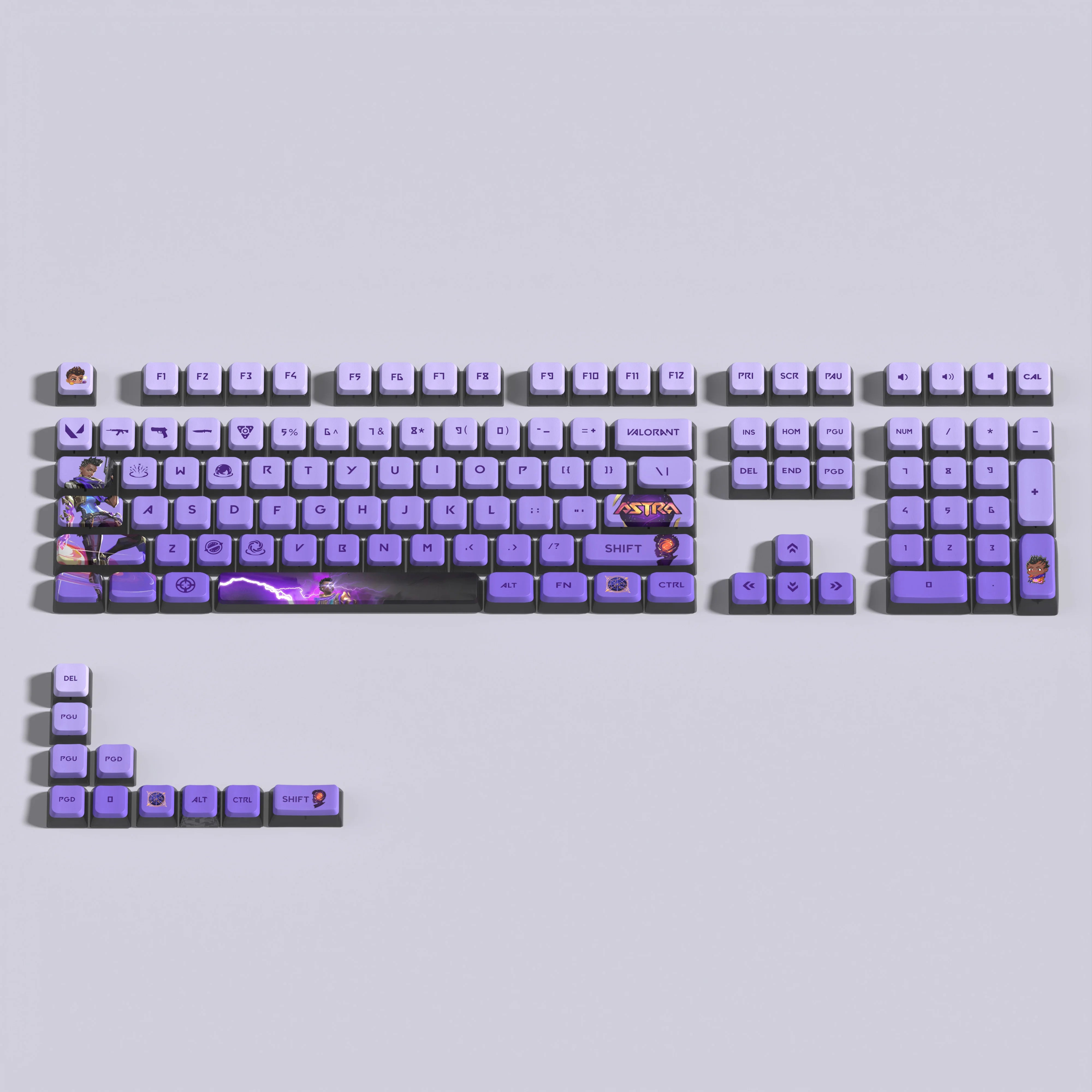 VALORANT Astra keycaps full set 119 keys ASA Profile