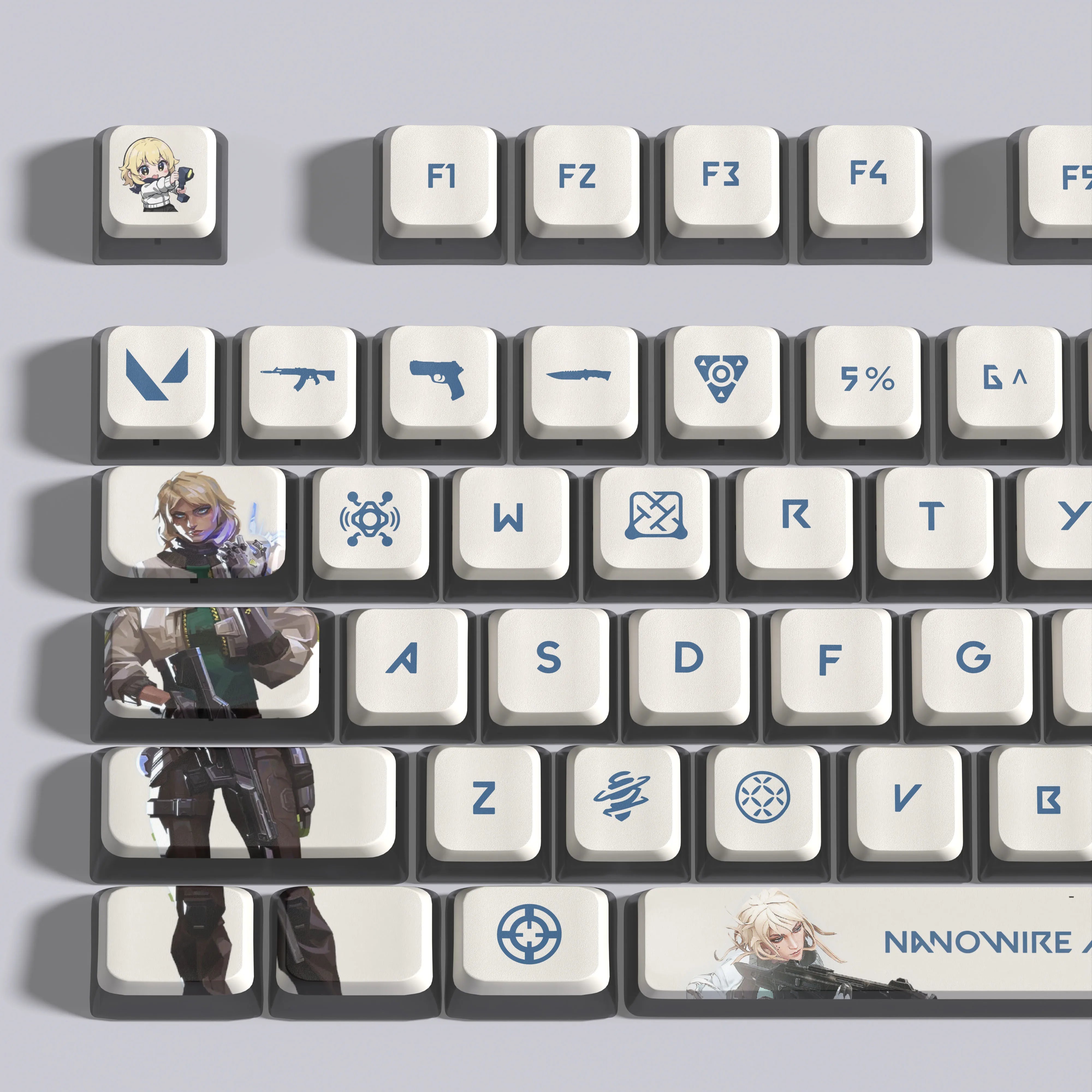 VALORANT Deadlock  keycaps full set 119 keys ASA Profile