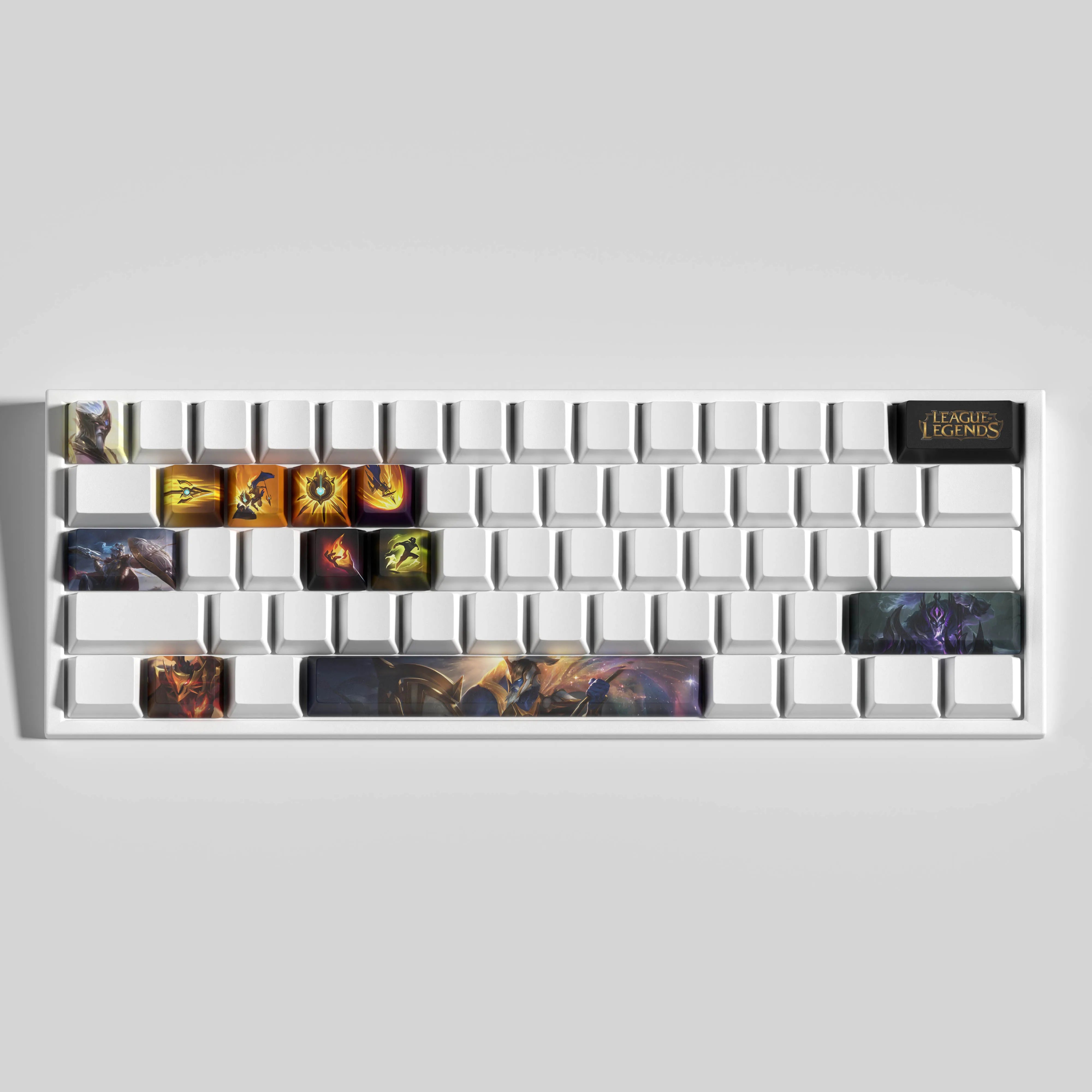 special edition League of Legends Pantheon keycaps