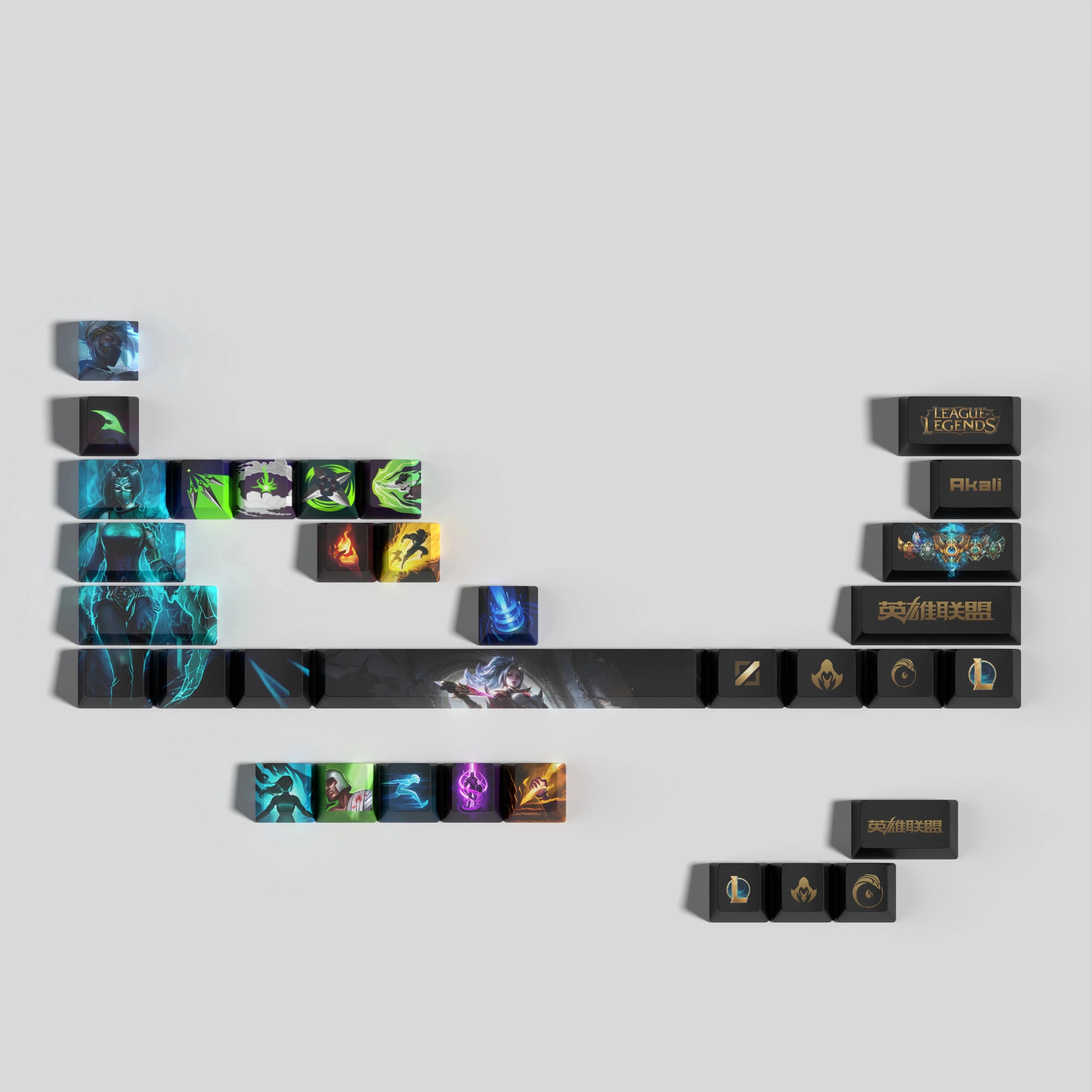 New League of Legends Akali 29keys keycaps