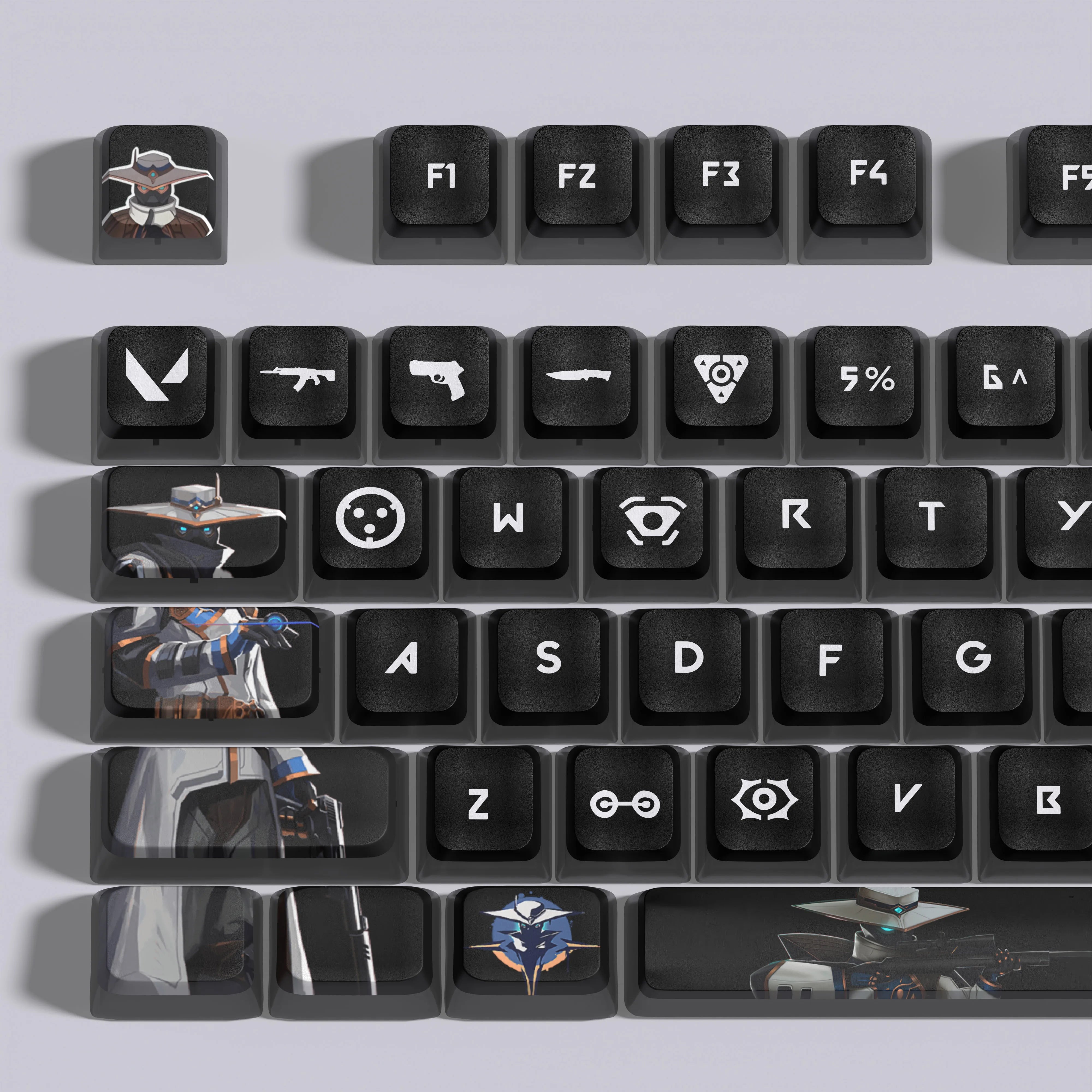 VALORANT Cypher keycaps full set 119 keys ASA Profile