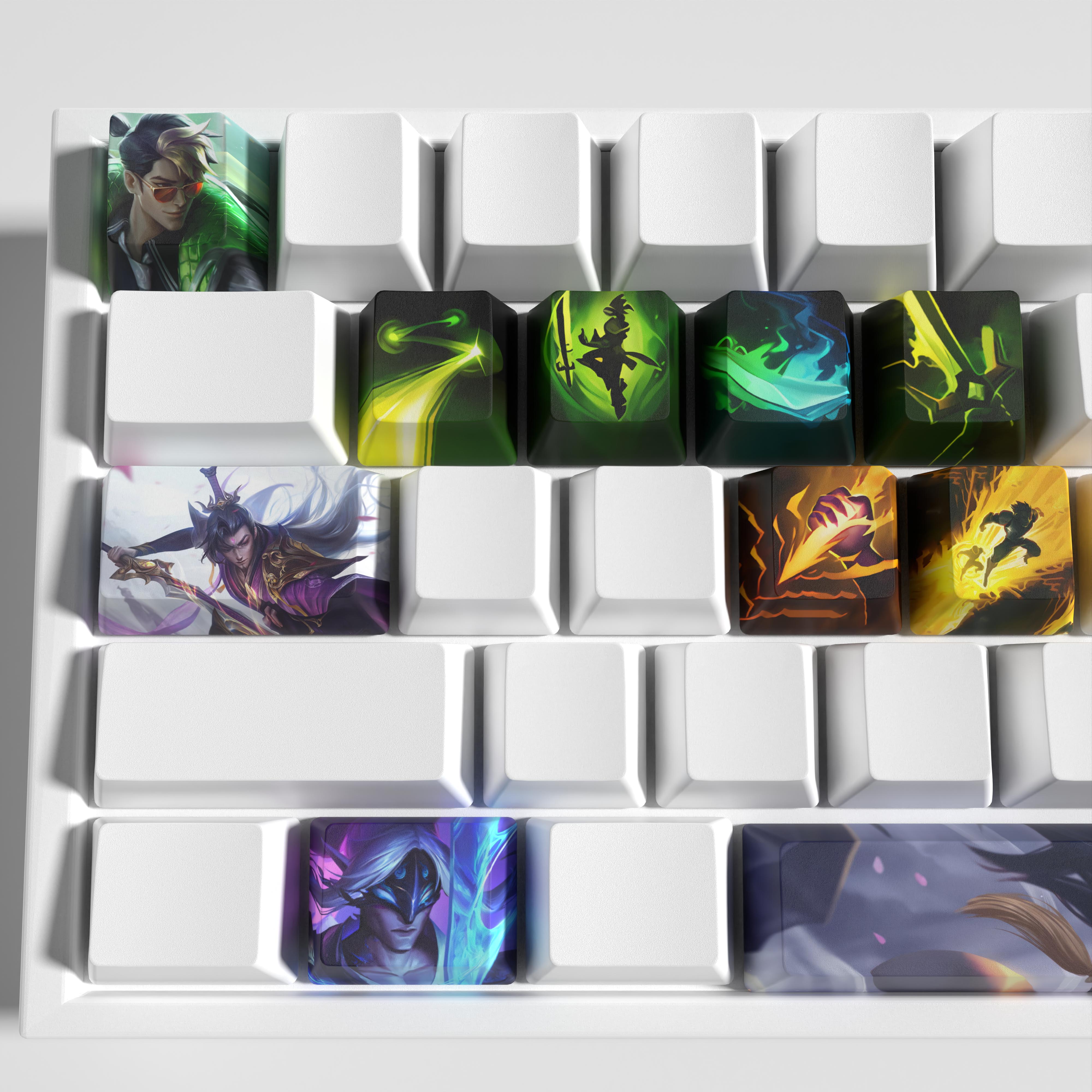 League of Legends Master Yi keycaps 12keys