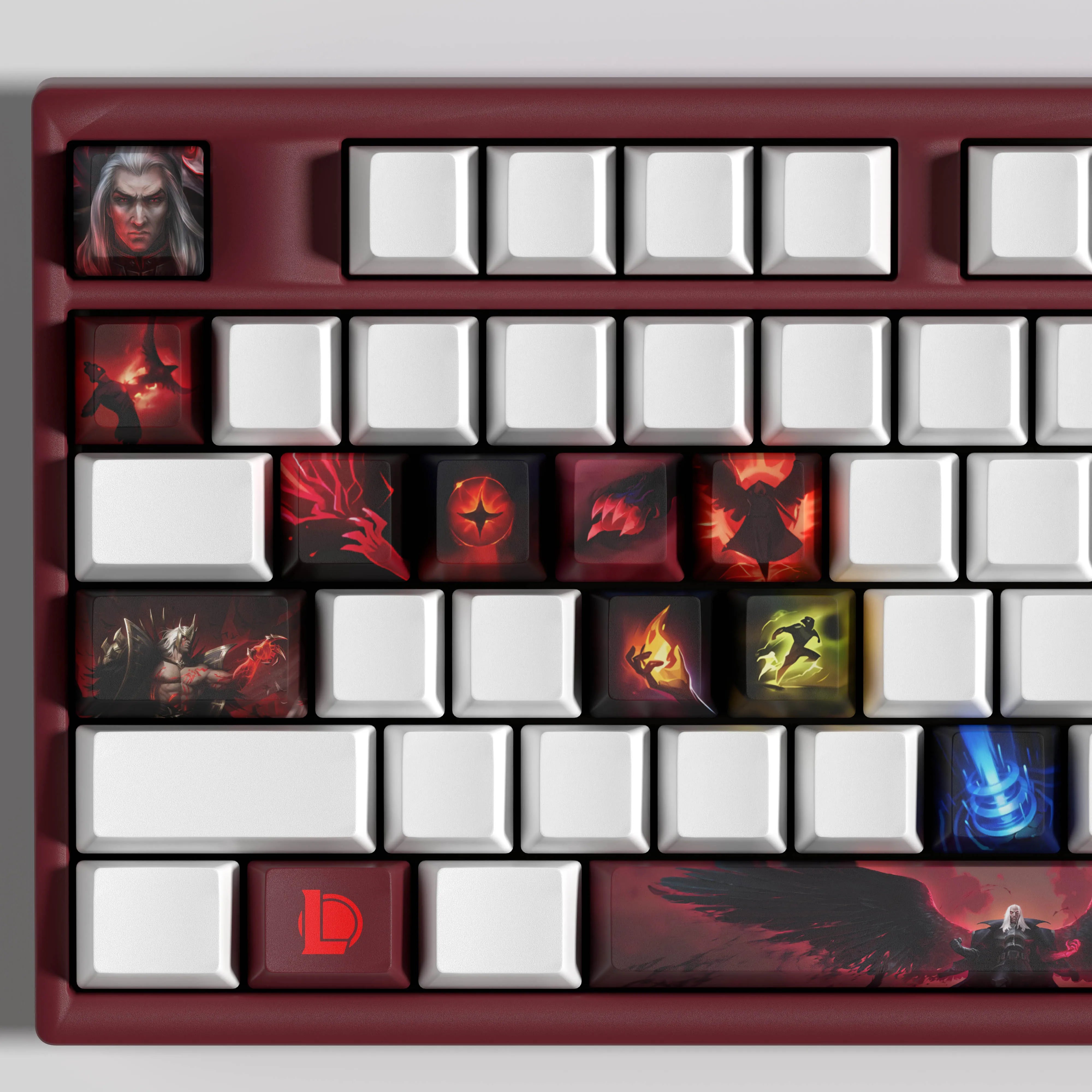 Special Edition League of Legends Swain Keycaps – 14 Custom Keys