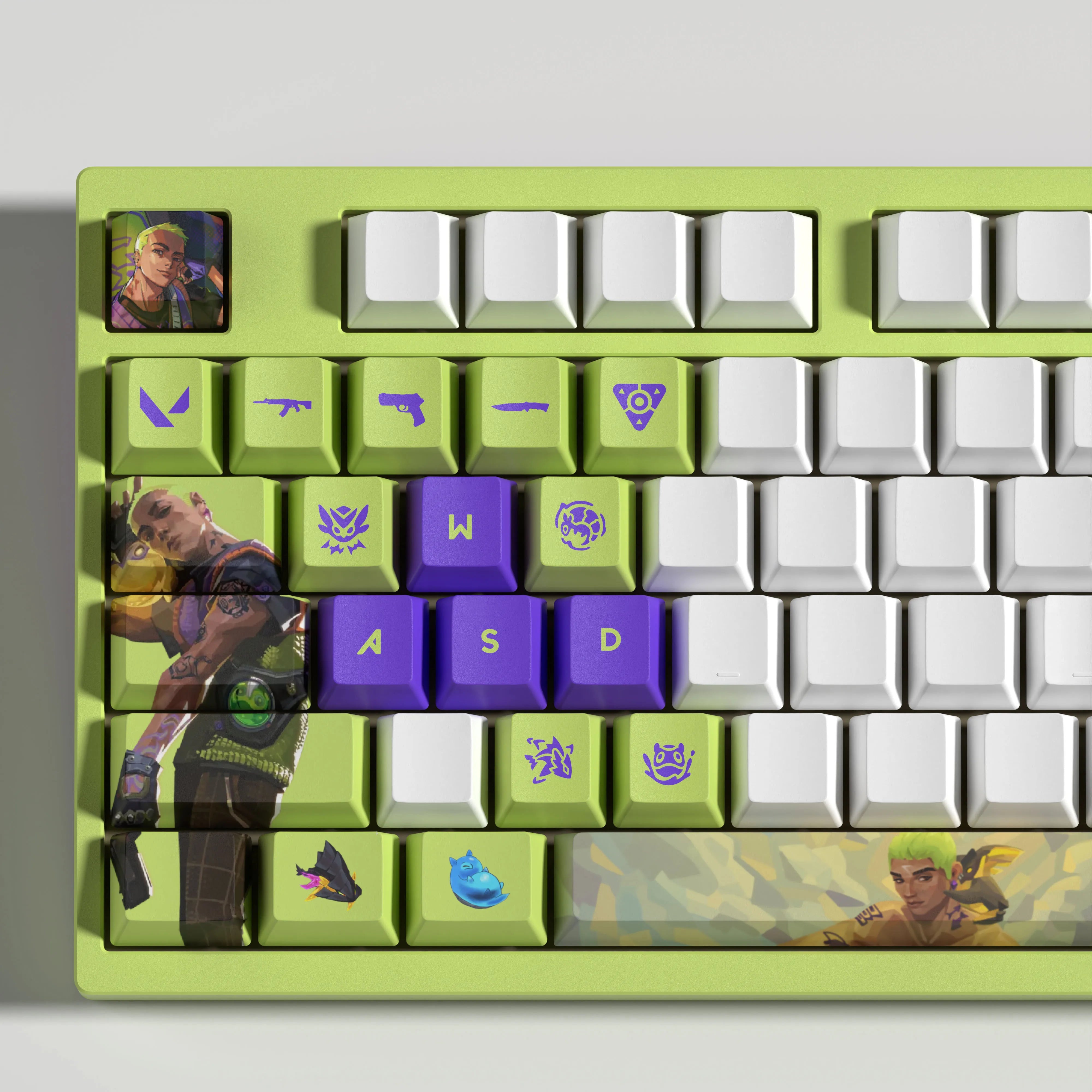 Valorant  SPECIAL EDITION Gekko KEYCAPS 29 key