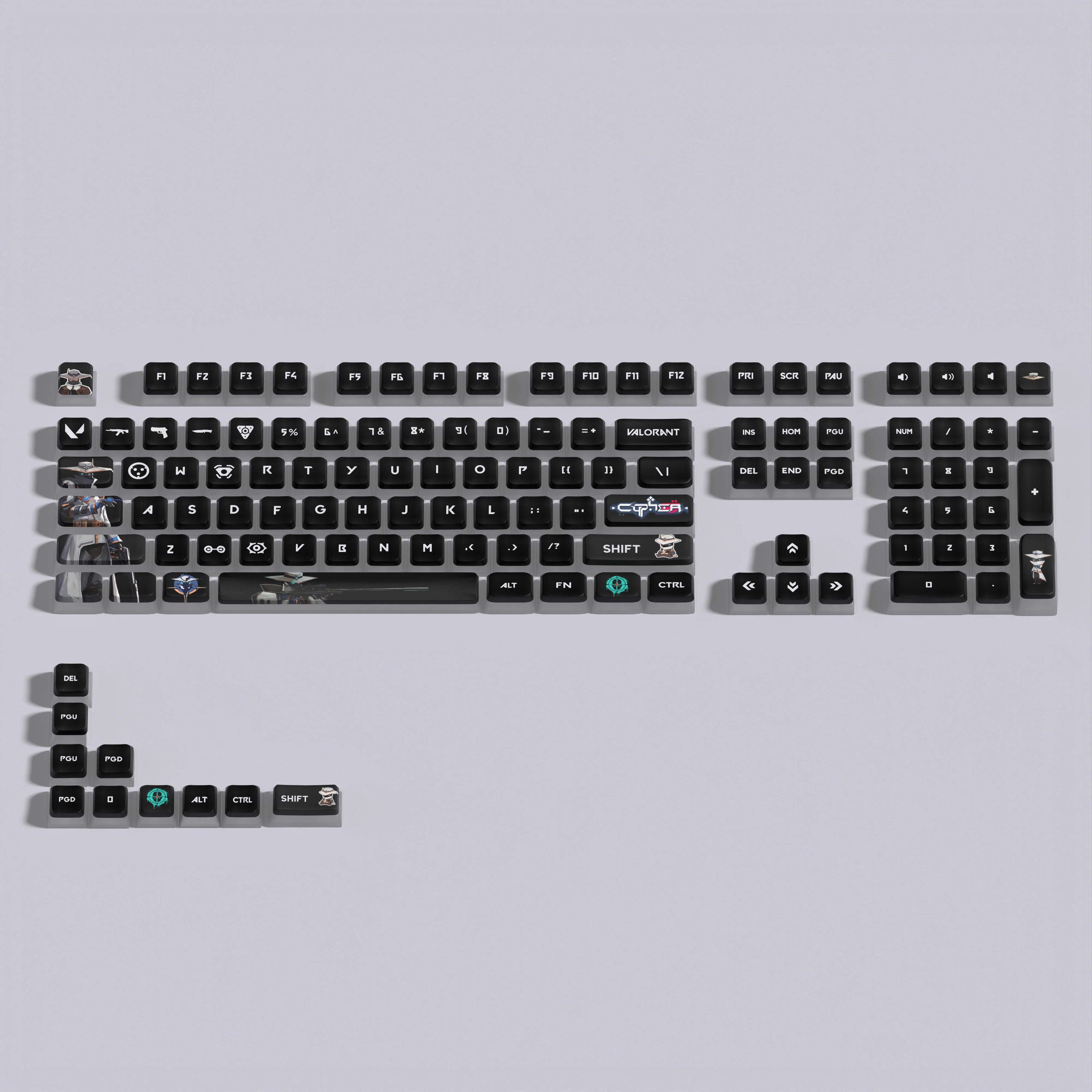 VALORANT Cypher keycaps full set 119 keys ASA Profile