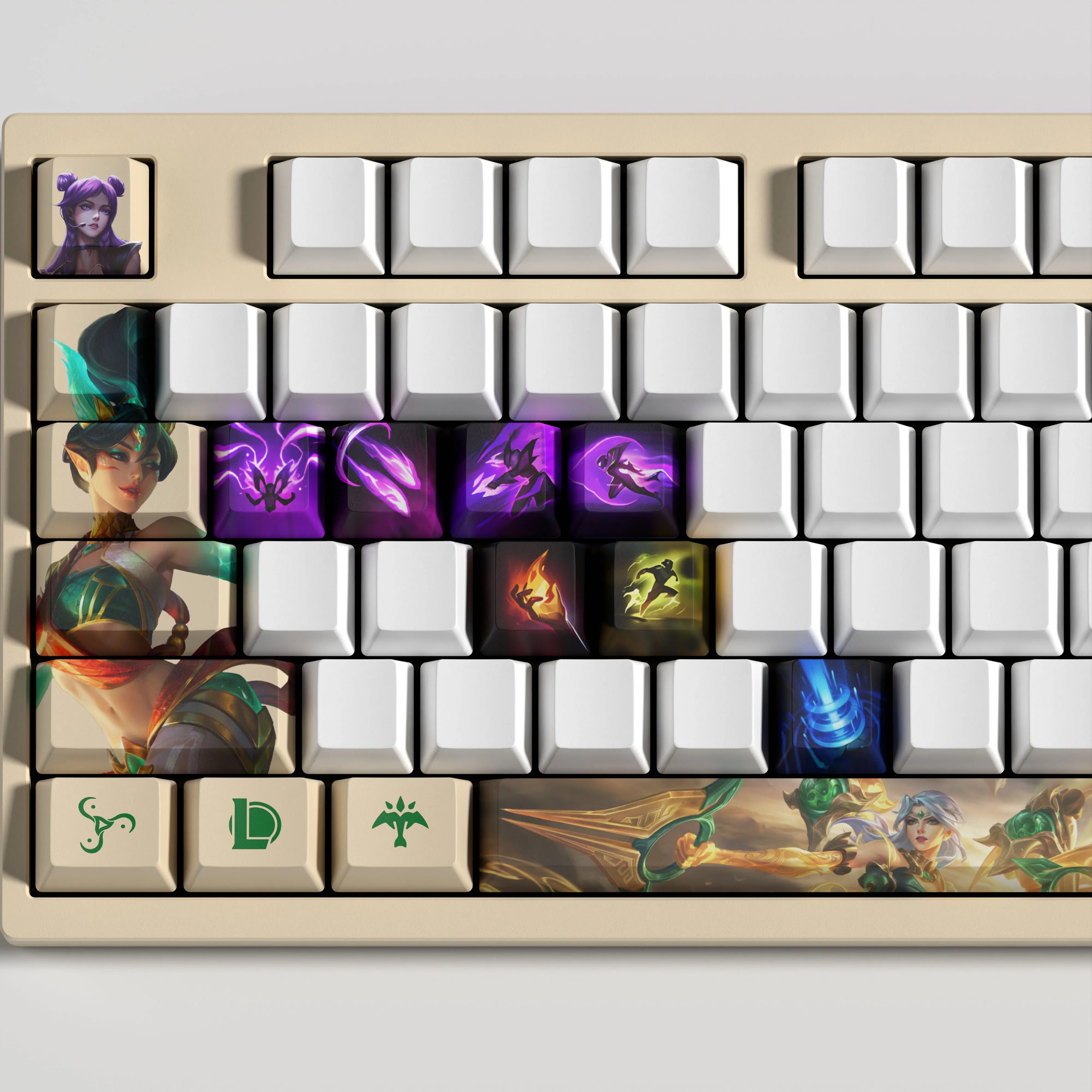 Special Edition League of Legends KAISA Keycaps – 30 Custom Keys