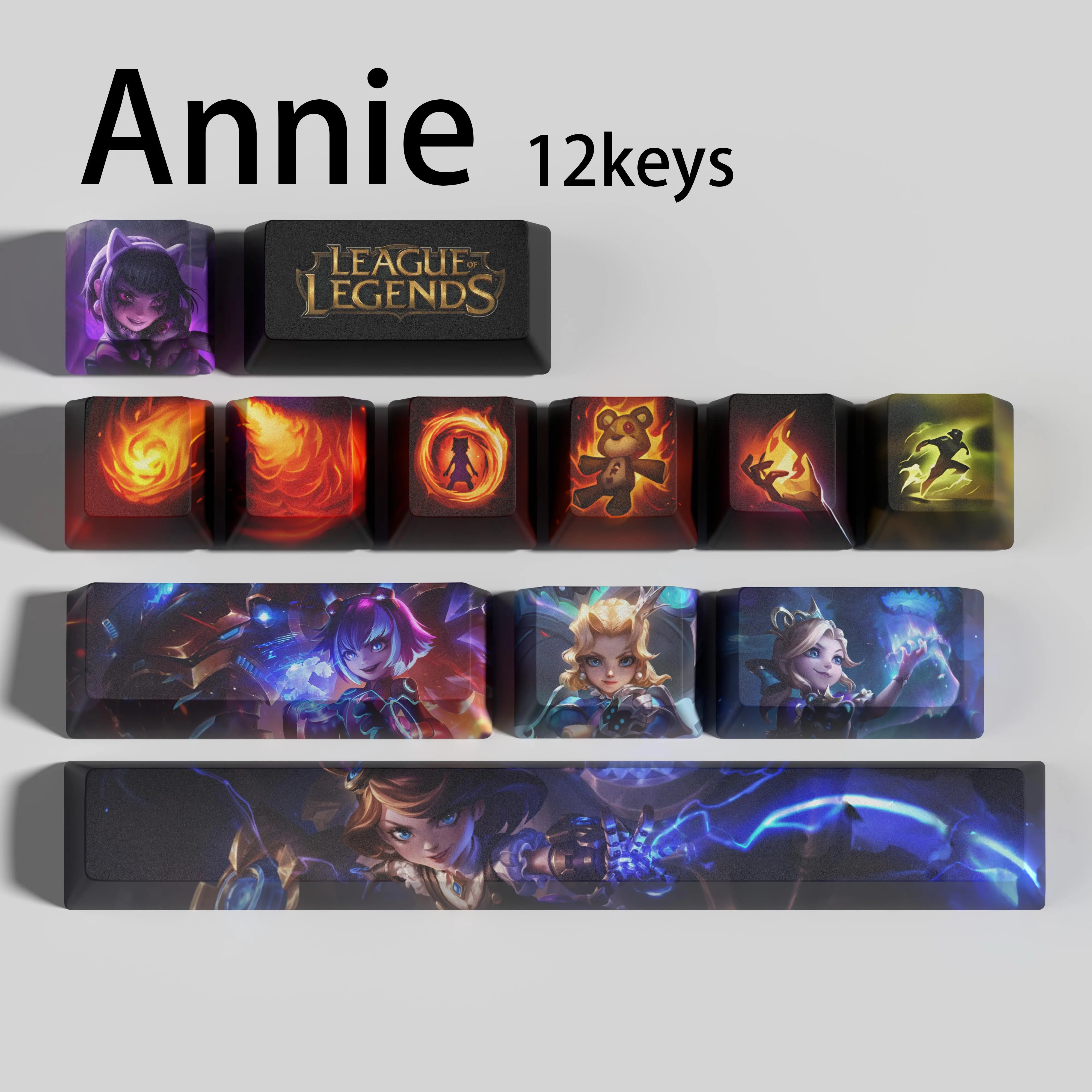special edition League of Legends Annie keycaps