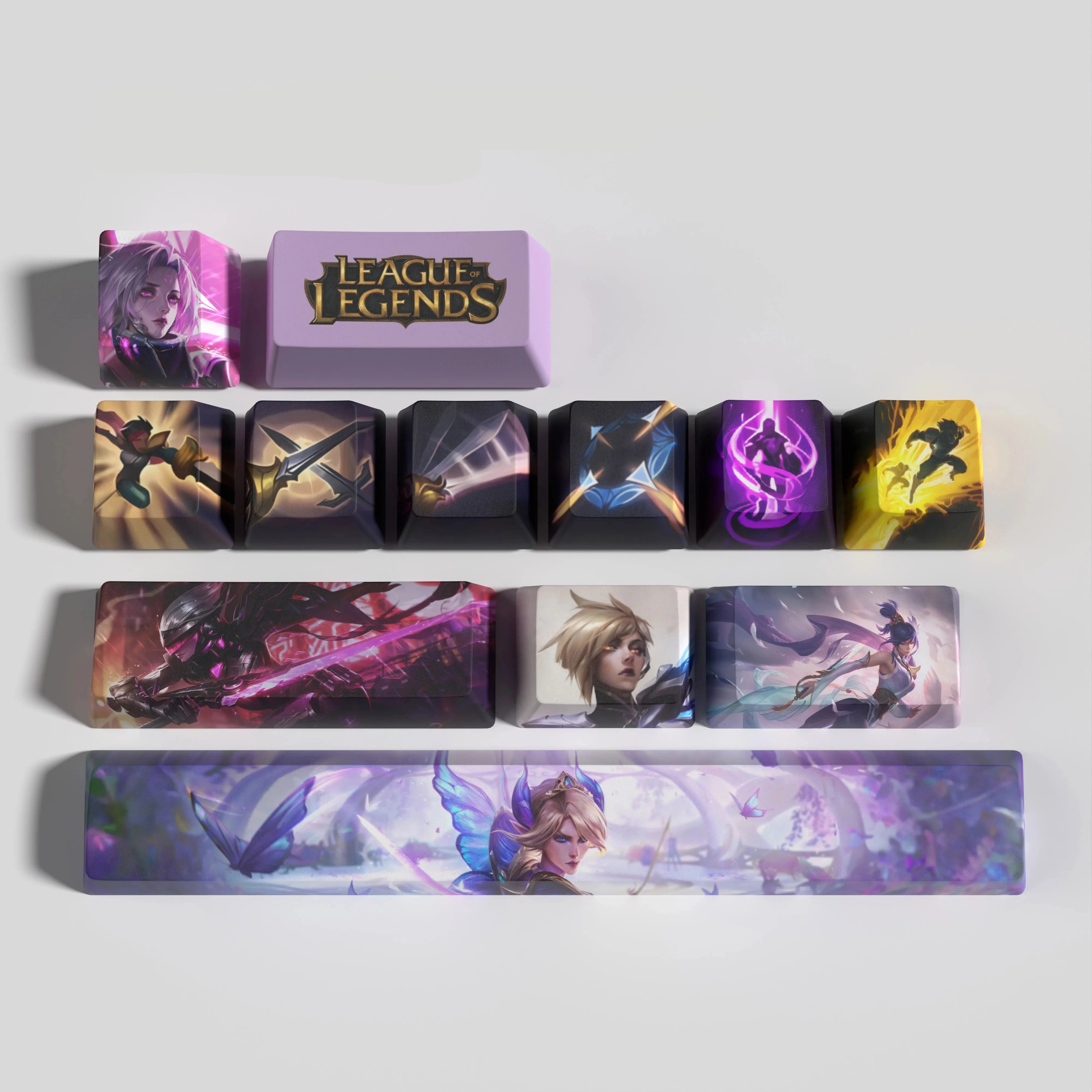 SPECIAL EDITION LEAGUE OF LEGENDS FIORA KEYCAPS