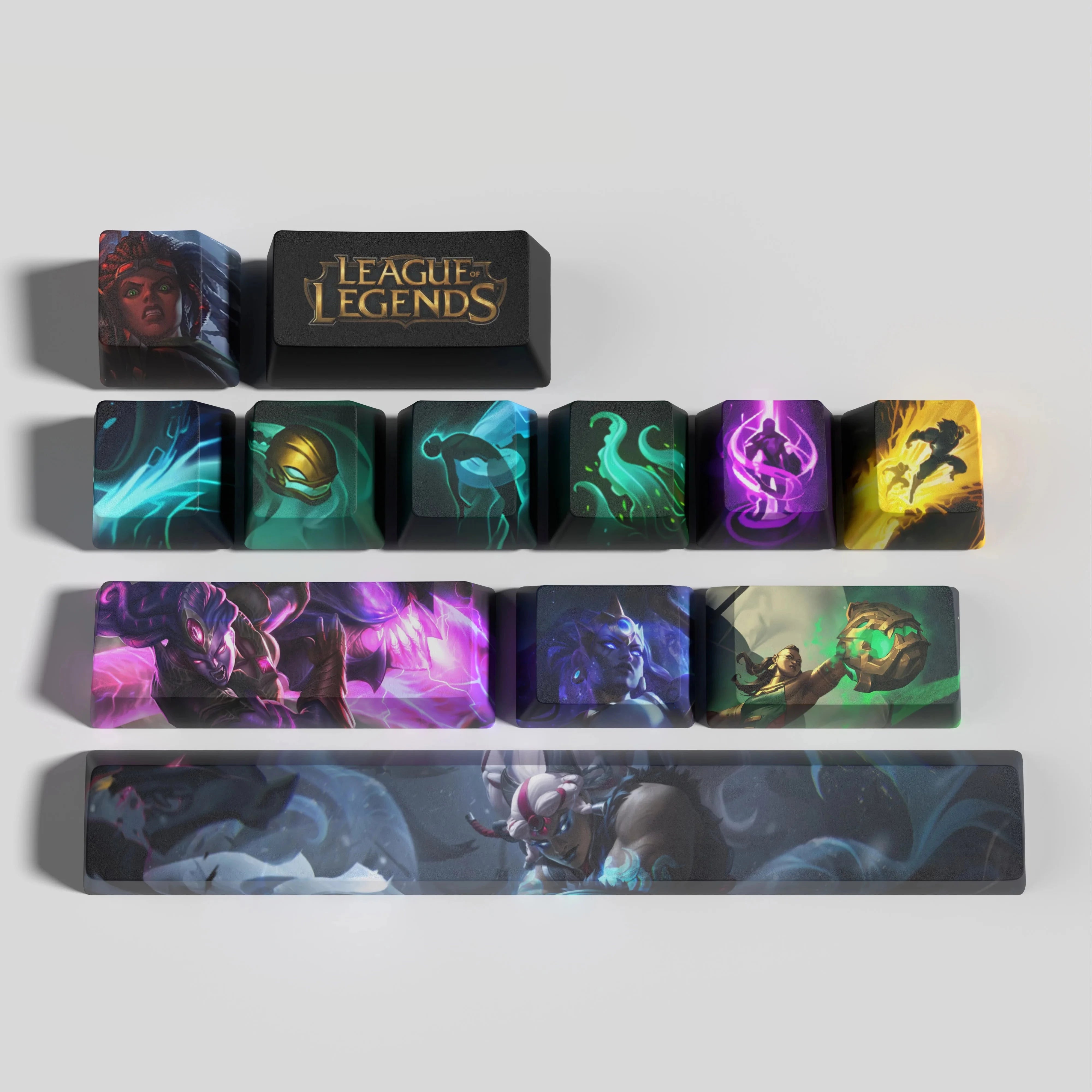 SPECIAL EDITION LEAGUE OF LEGENDS ILLAOI KEYCAPS