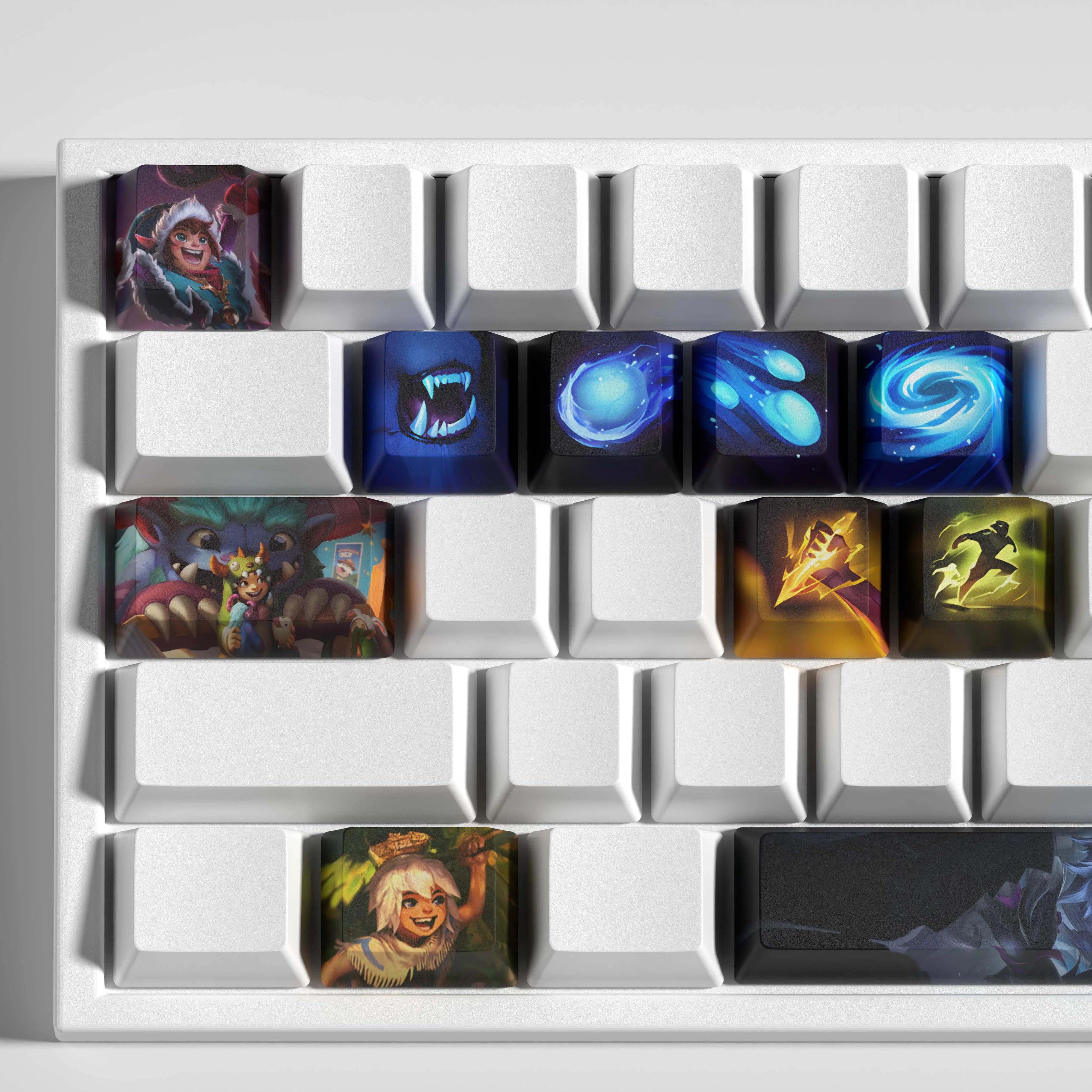 special edition League of Legends Nunu keycaps