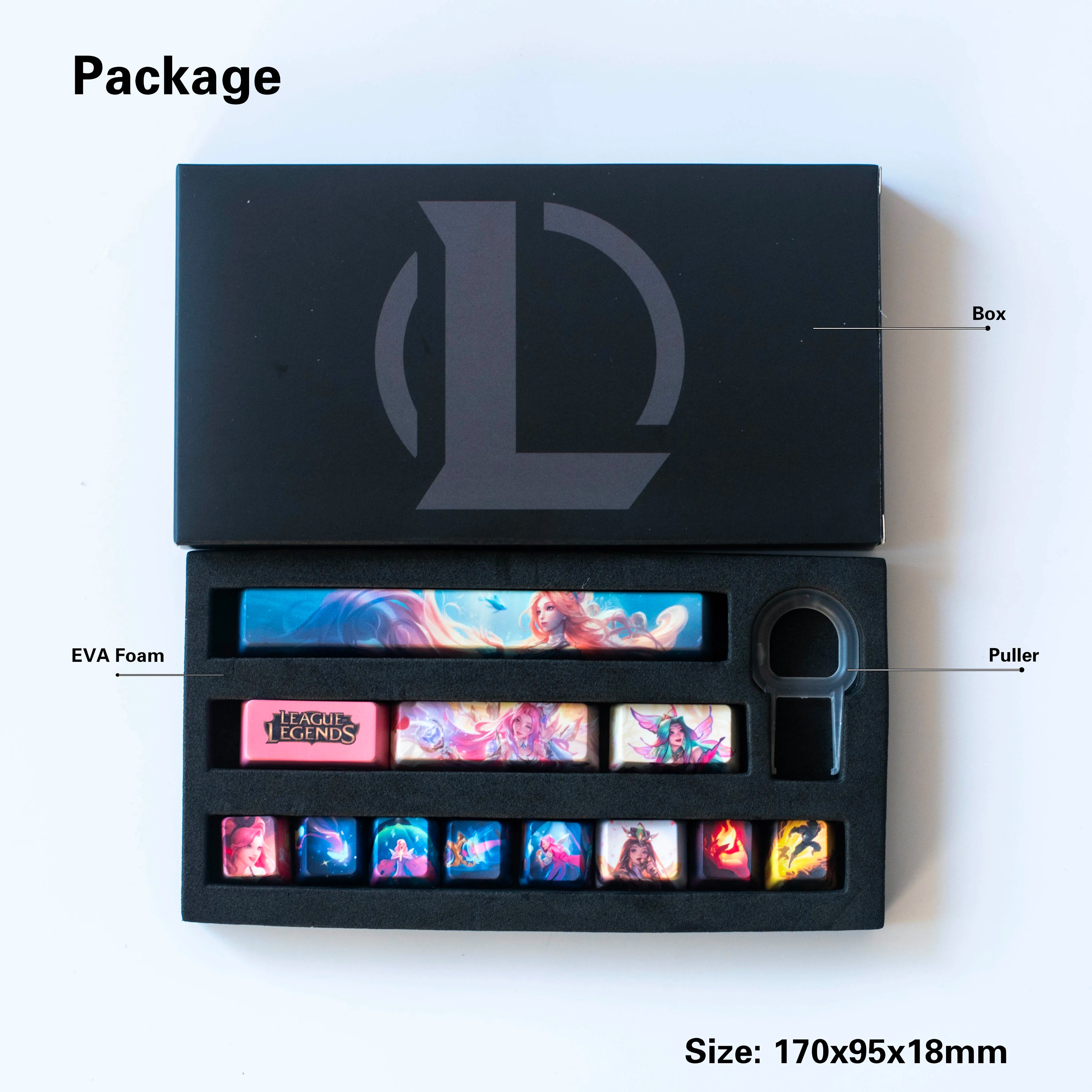 special edition League of Legends XinZhao keycaps