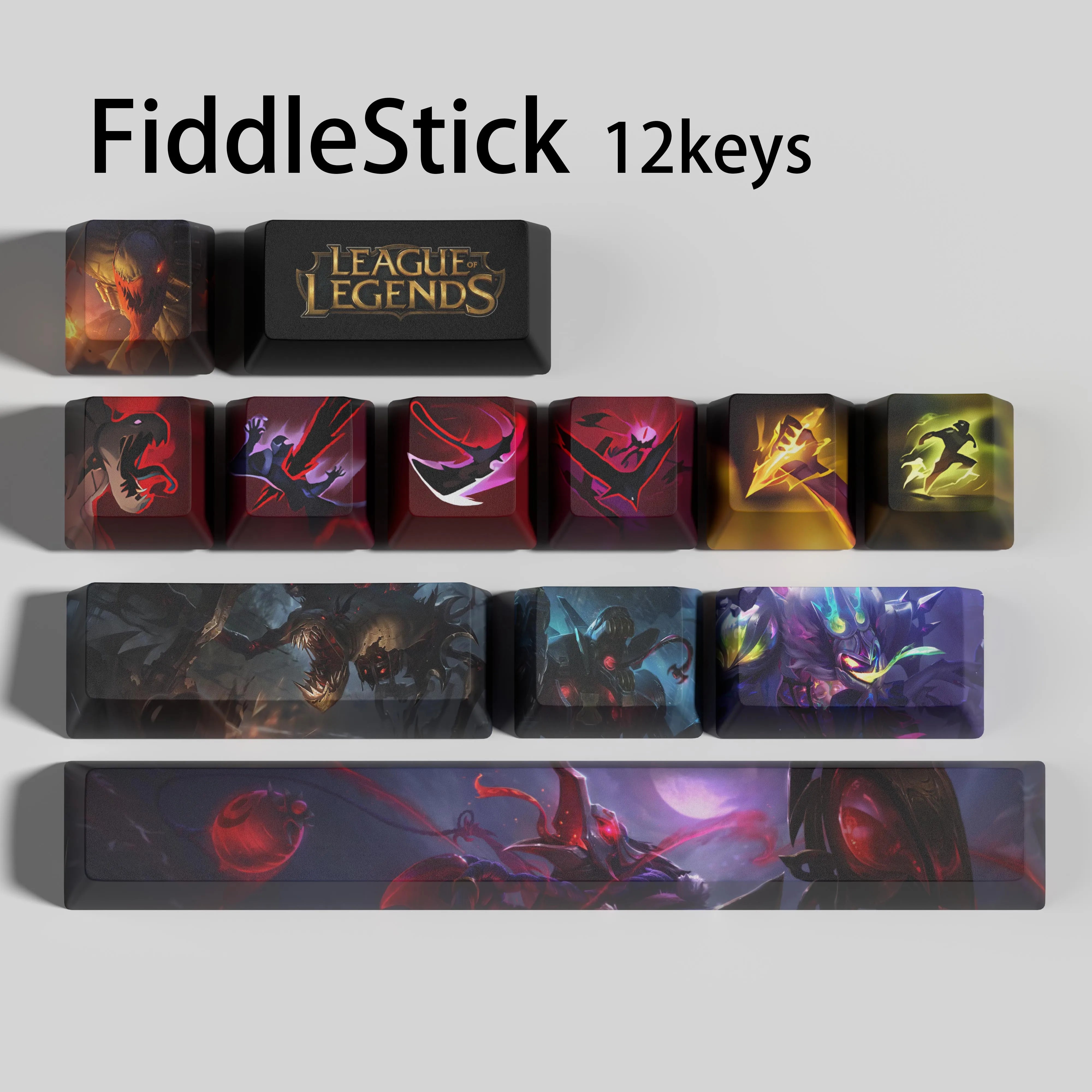 special edition League of Legends FiddleSticks keycaps