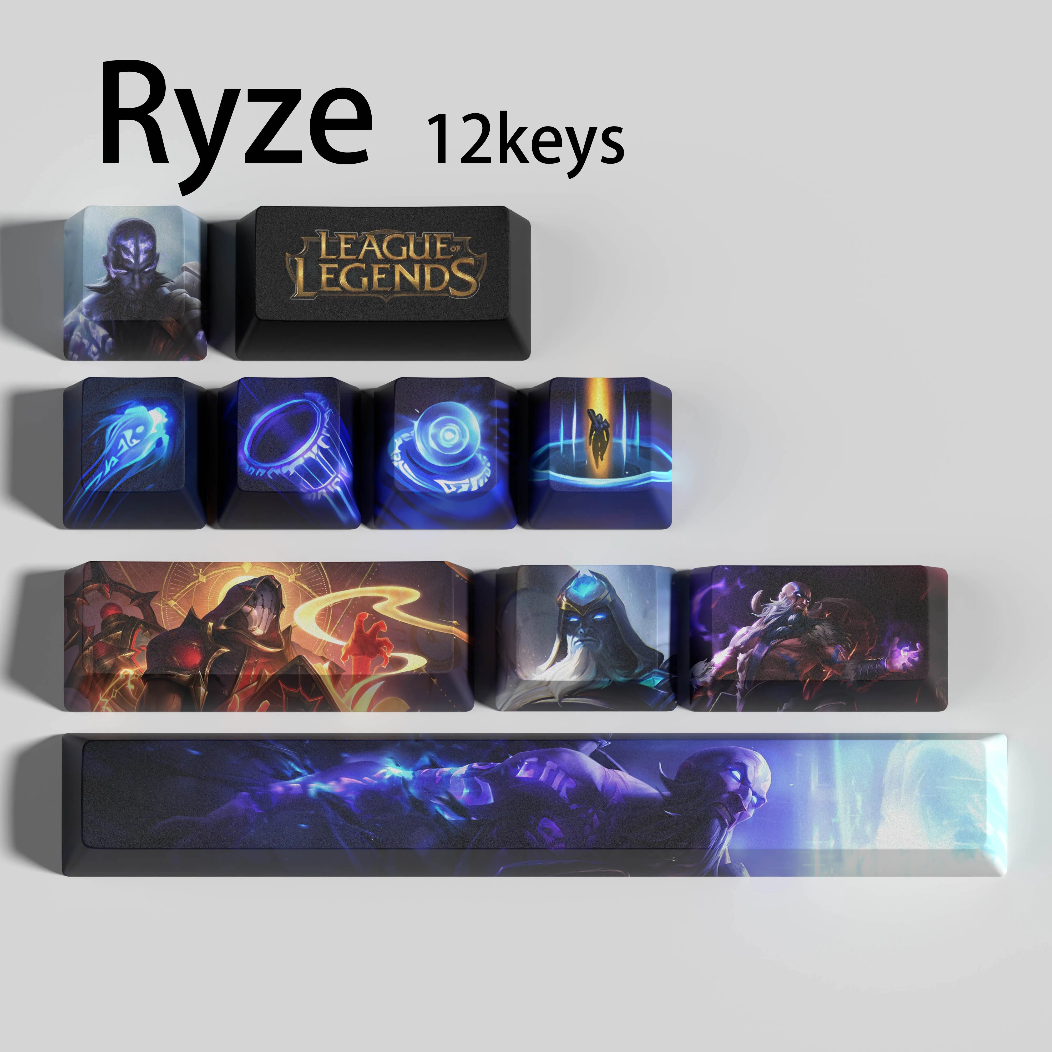 special edition League of Legends Ryze keycaps