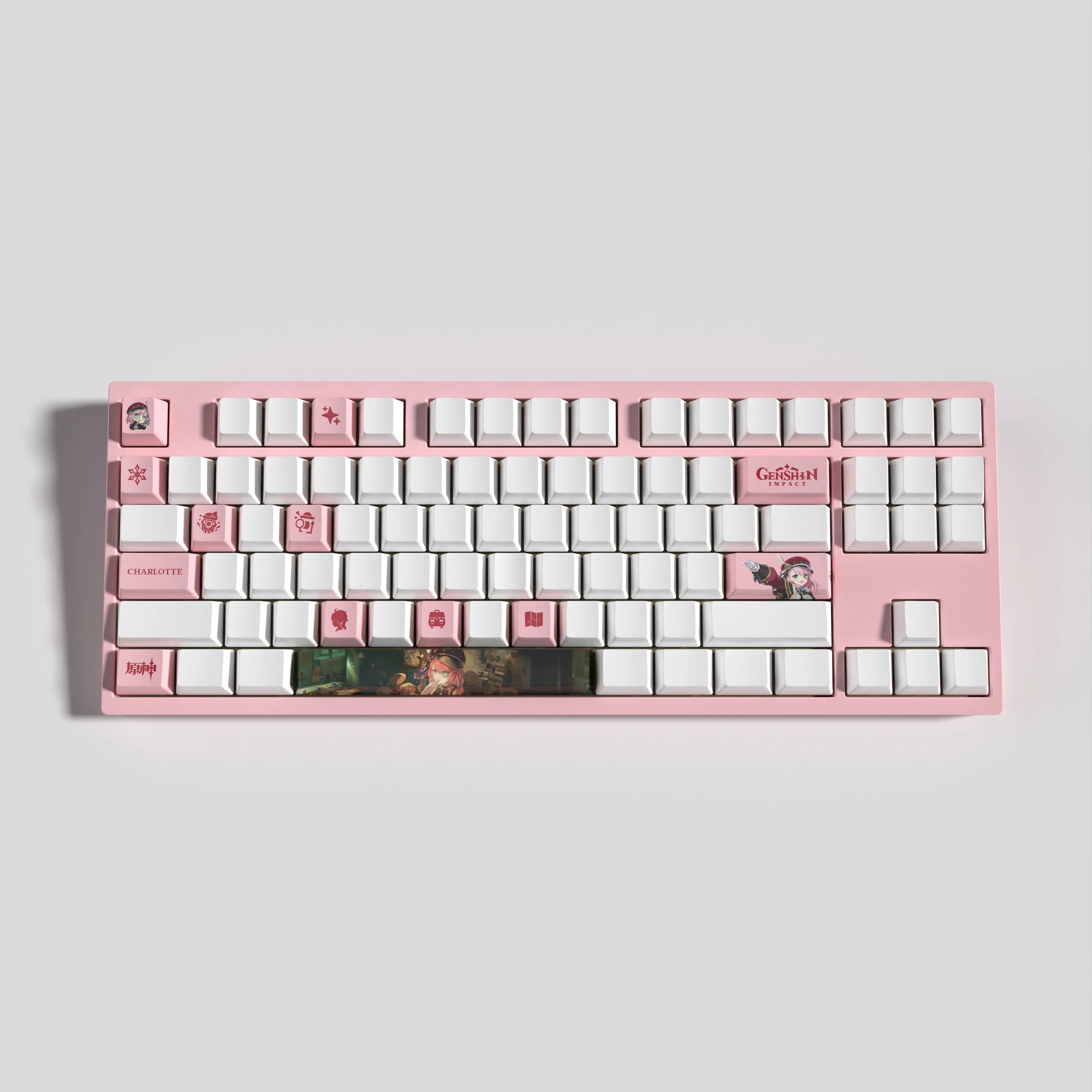 New design Genshin impact CHARLOTTE keycaps