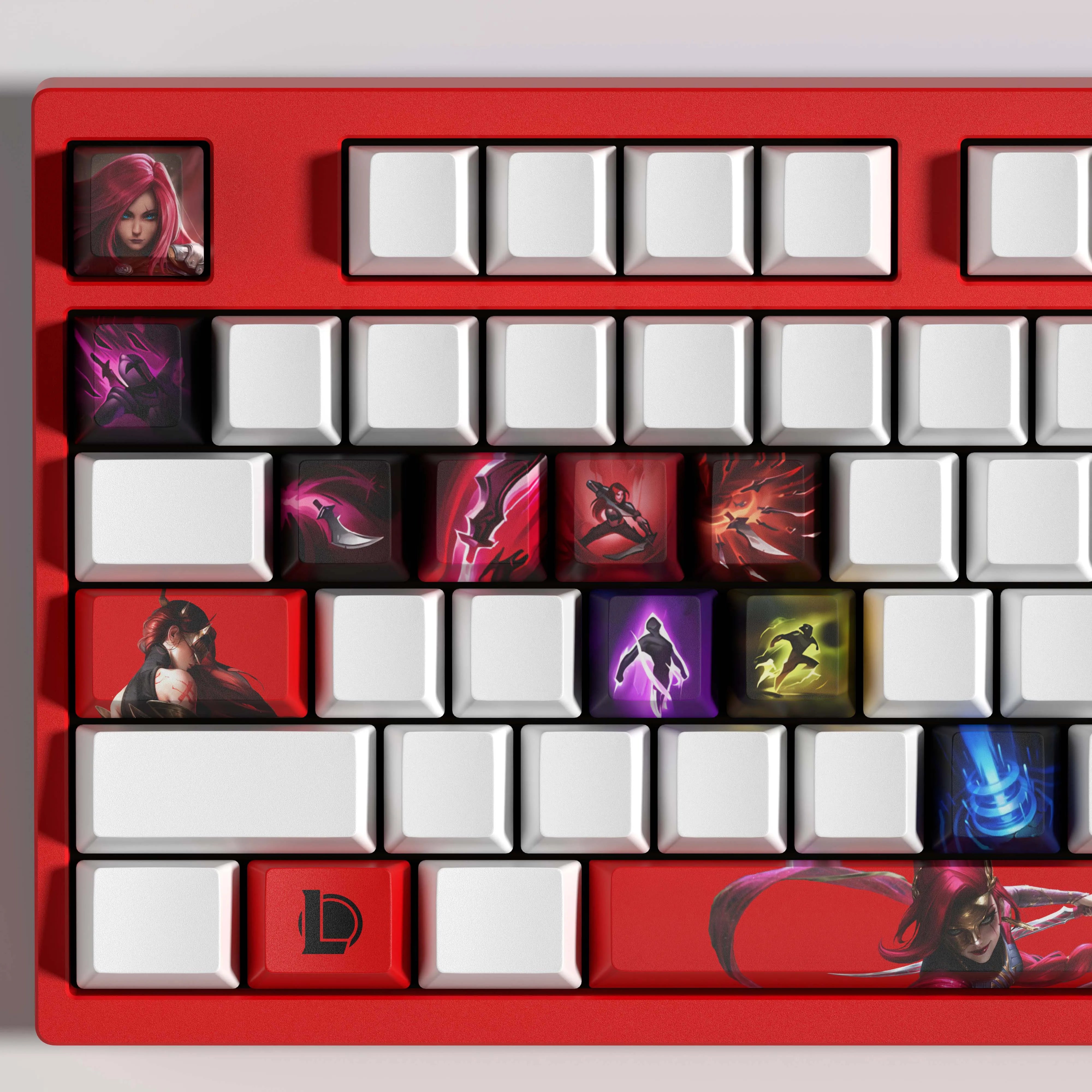 Special Edition League of Legends Katarina Keycaps – 14 Custom Keys