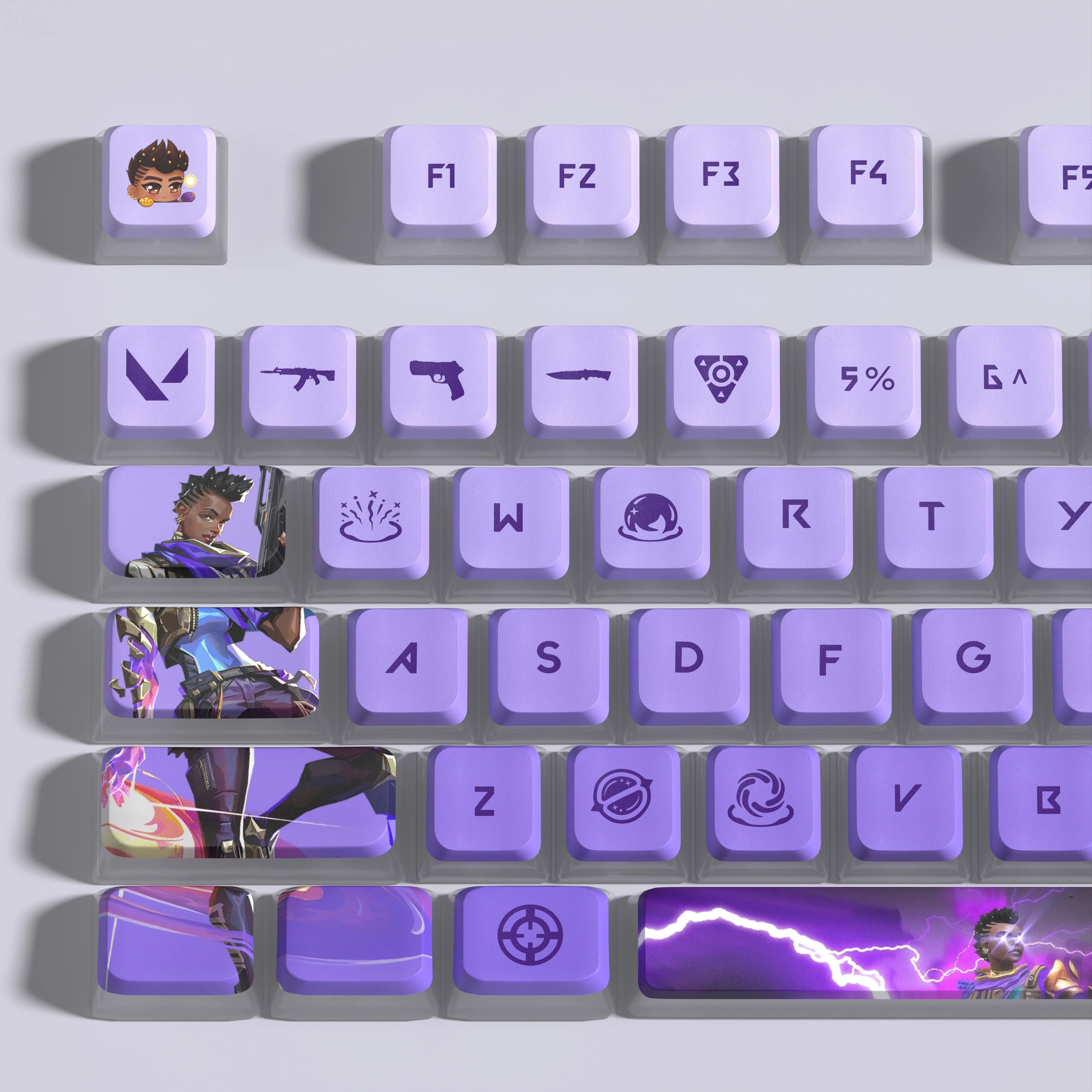 VALORANT Astra keycaps full set 119 keys ASA Profile