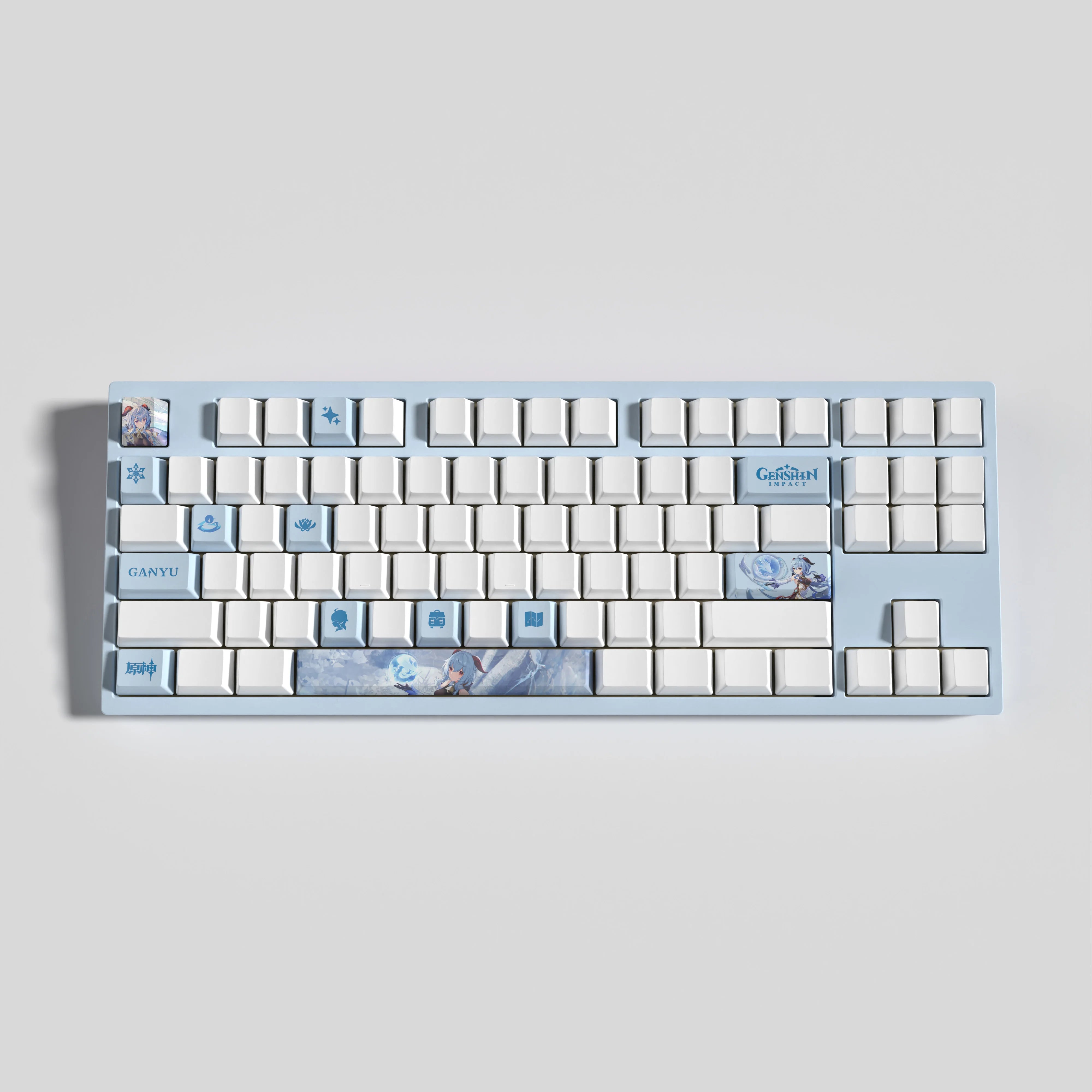 New design Genshin impact Ganyu keycaps