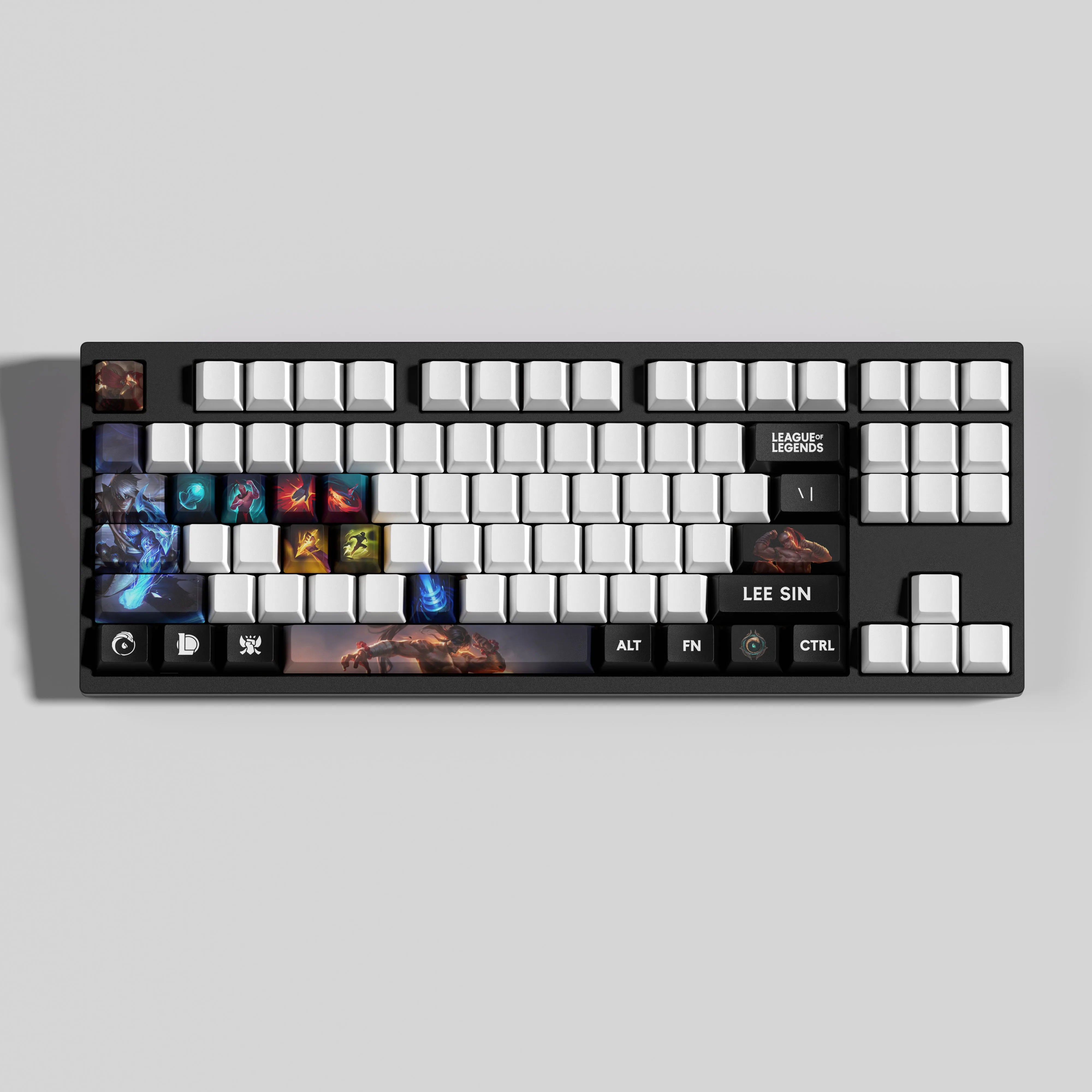 Special Edition League of Legends lee sin Keycaps – 30 Custom Keys