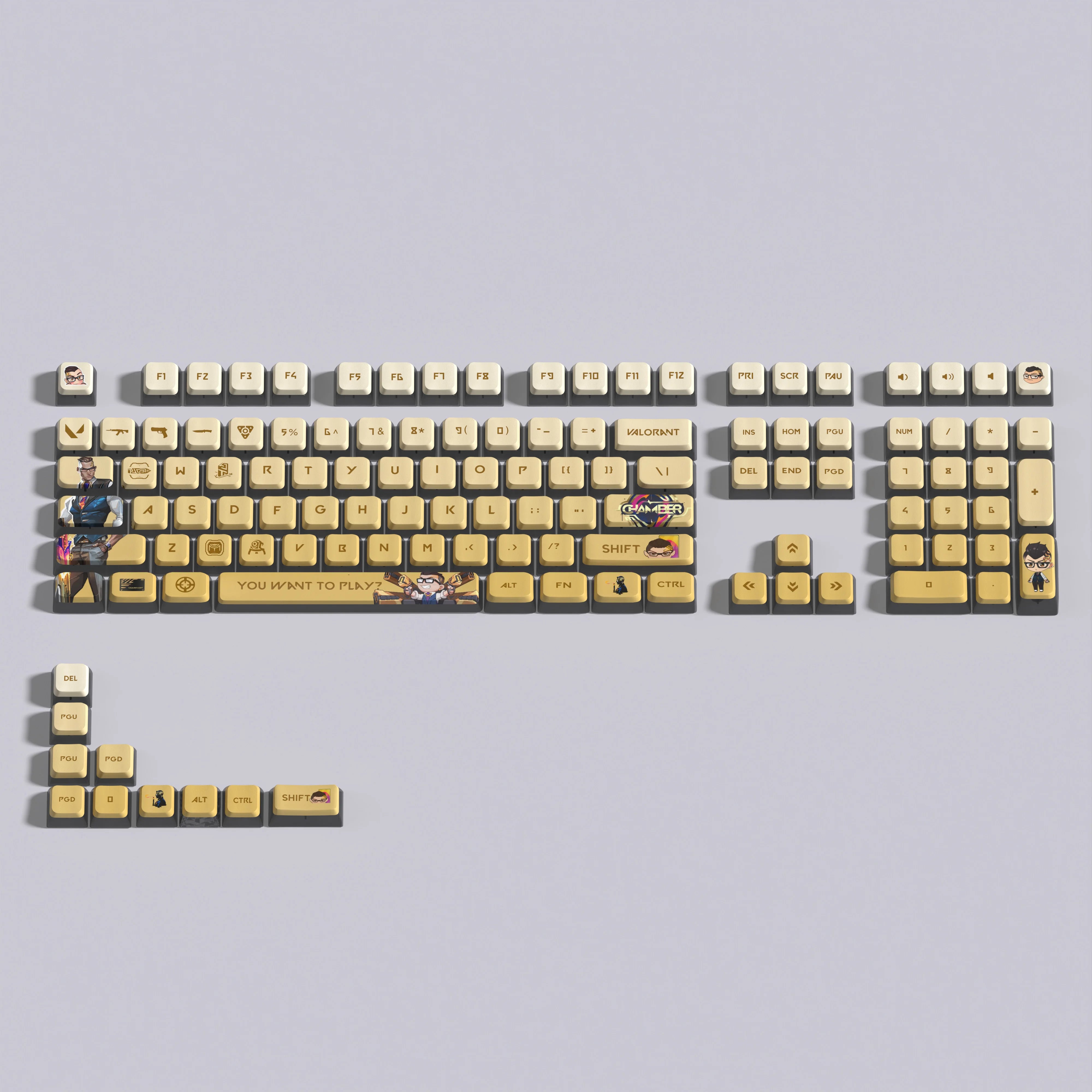 VALORANT Chamber keycaps full set 119 keys ASA Profile