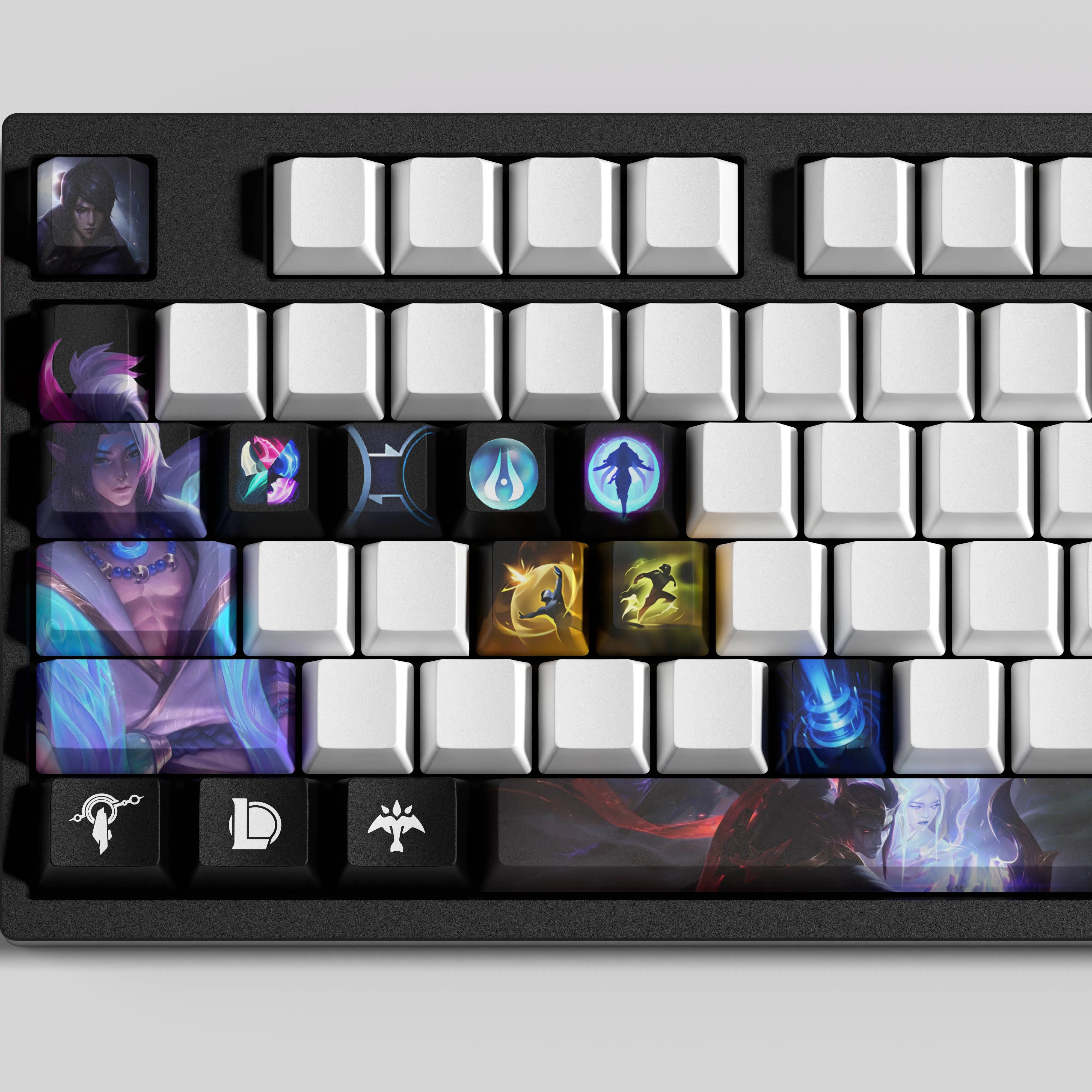 Special Edition League of Legends Aphelios Keycaps – 30 Custom Keys