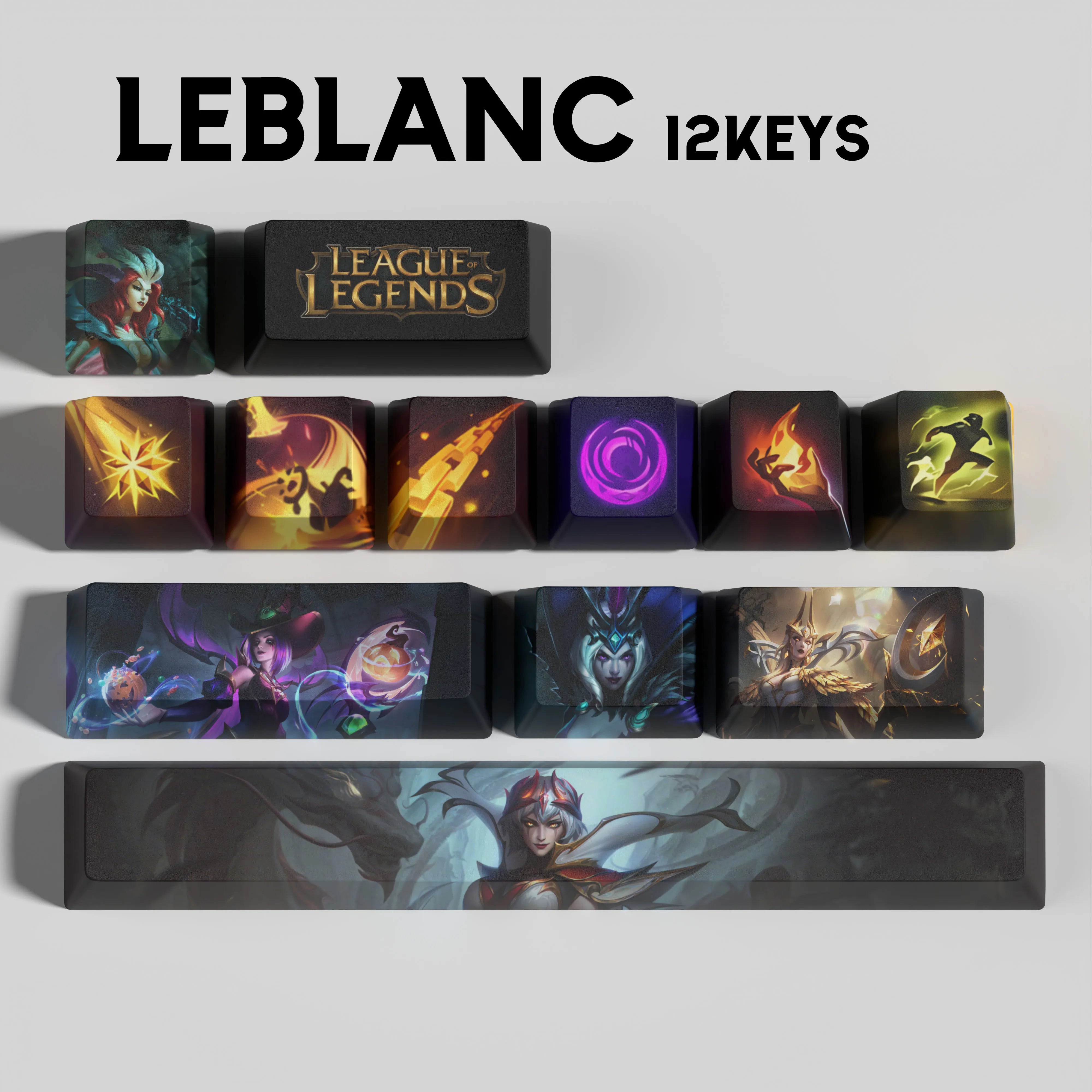 SPECIAL EDITION LEAGUE OF LEGENDS Leblanc KEYCAPS