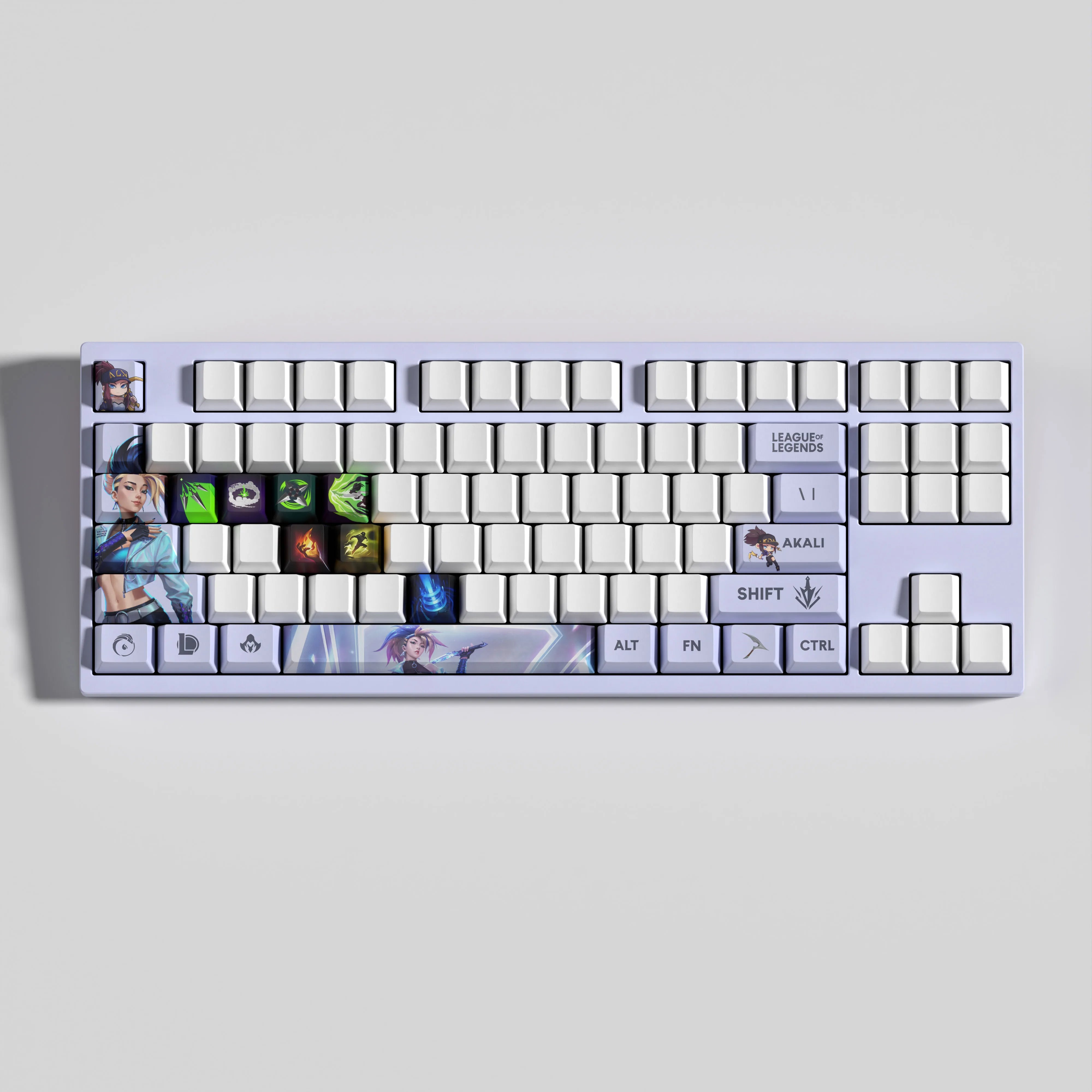 NEW KDA EDITION LEAGUE OF LEGENDS AKALI KEYCAPS – 14 KAY